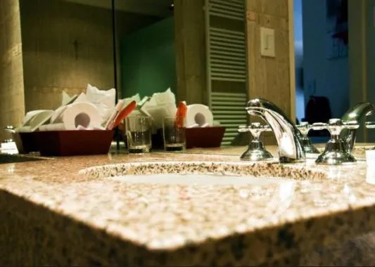 Bathroom in Hotel Comercio