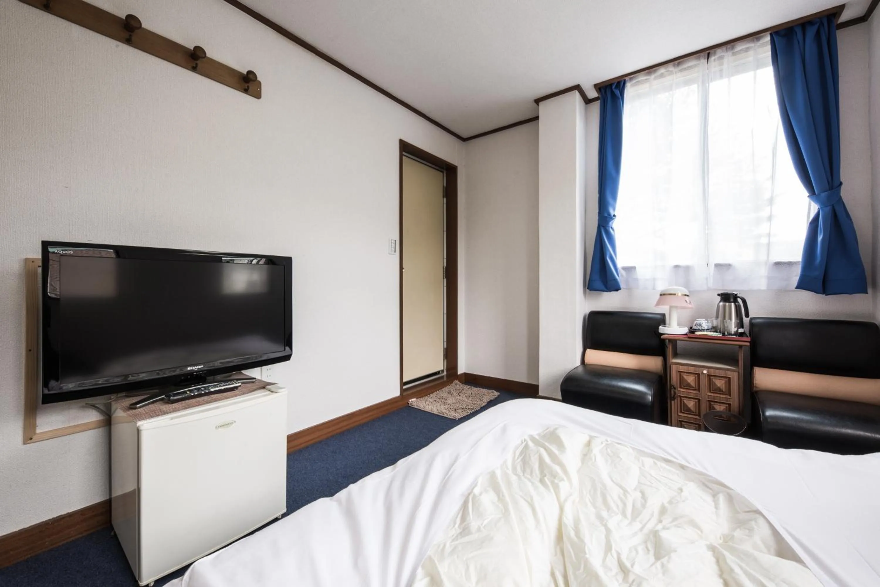 Bed in Kinugawa Pension Bamboo