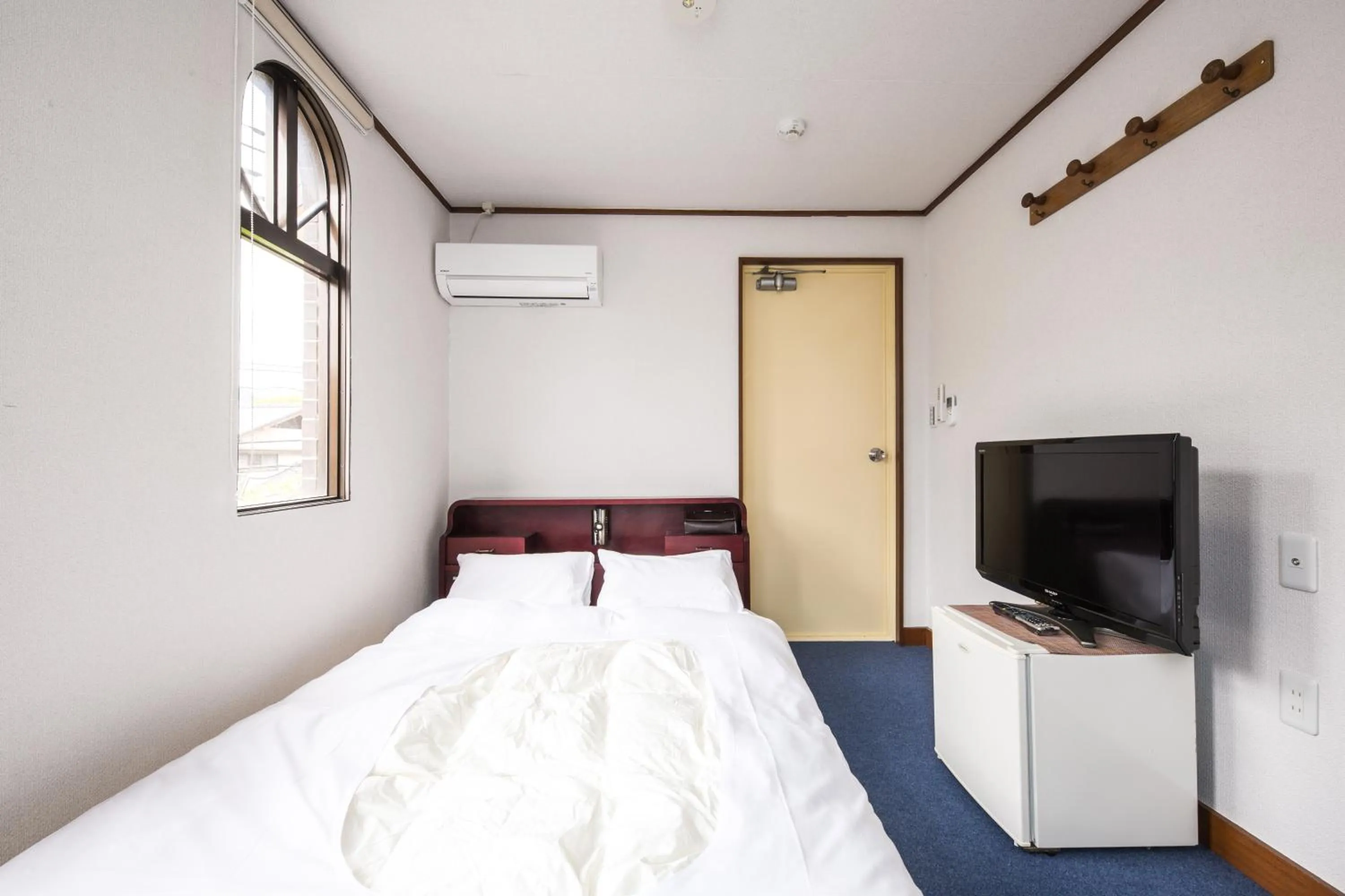 Bed in Kinugawa Pension Bamboo