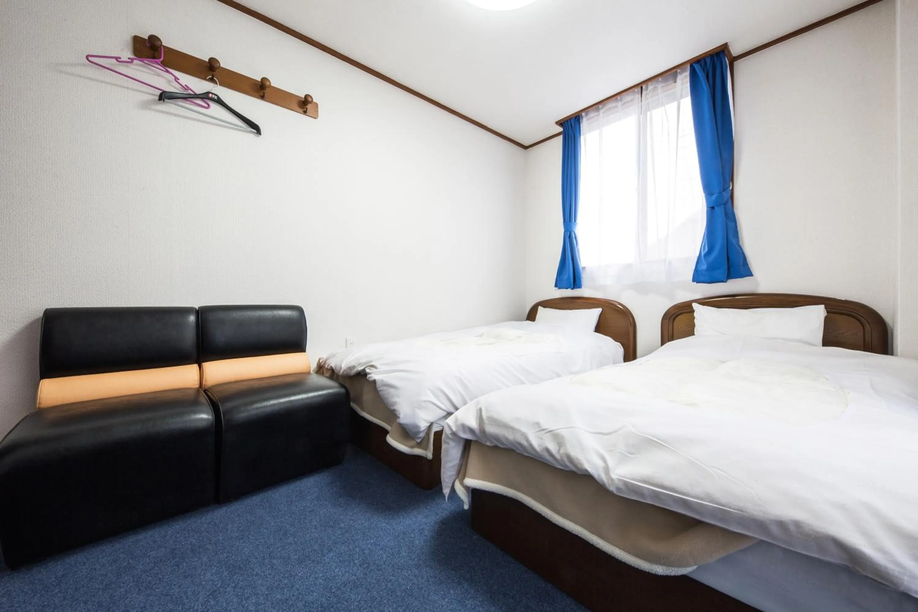 Bed in Kinugawa Pension Bamboo