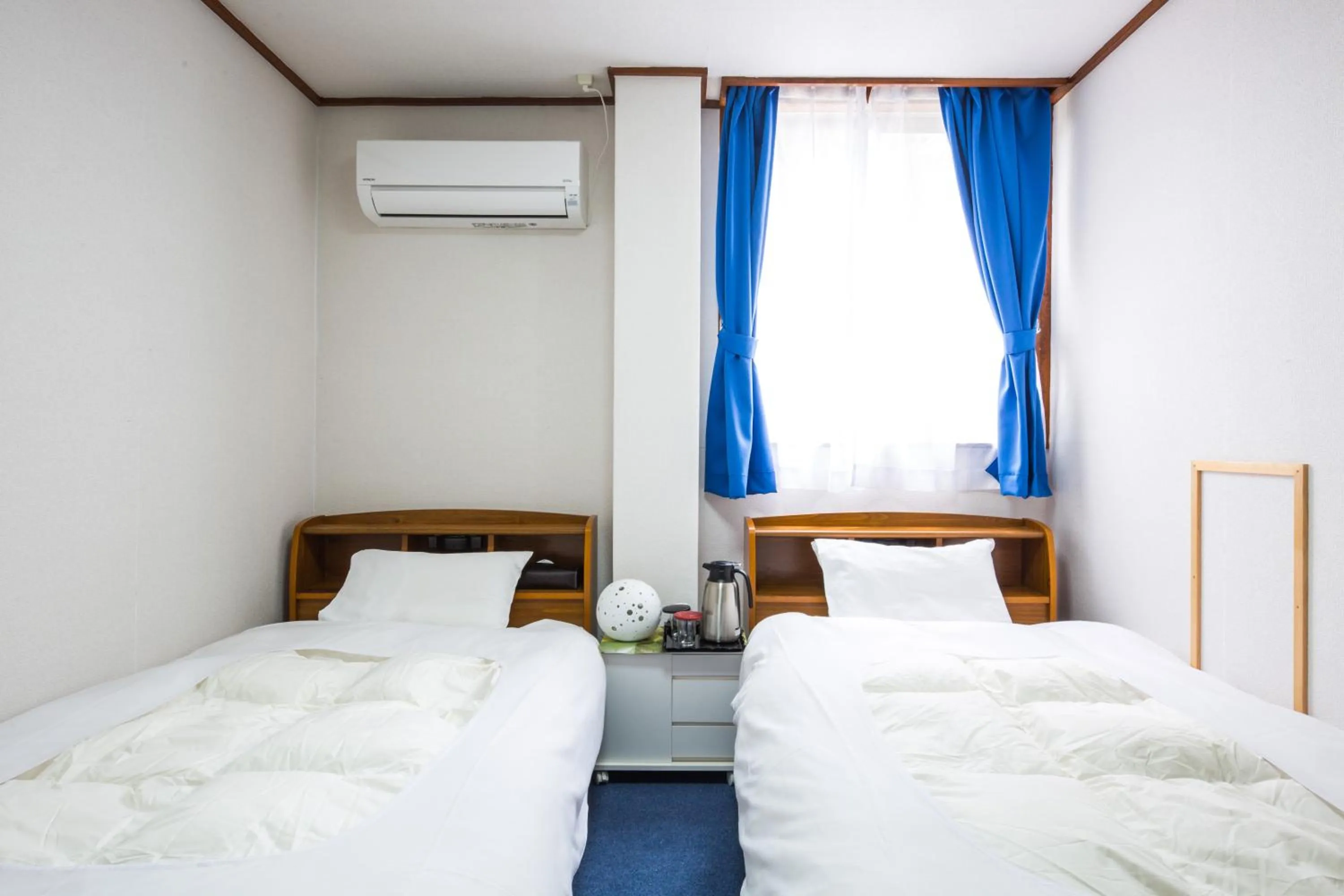 Bed in Kinugawa Pension Bamboo