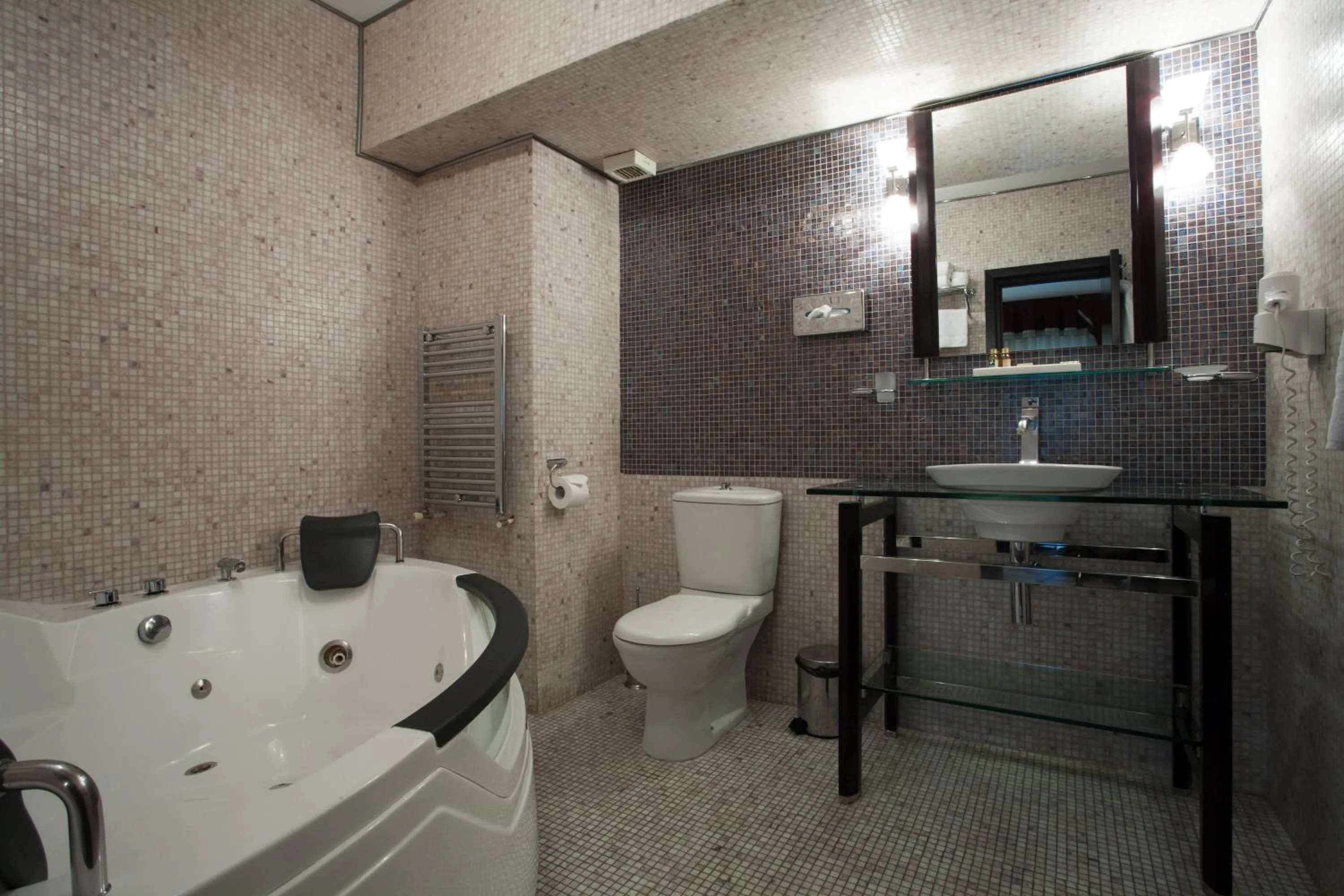 Bathroom in Hotel Dumbrava