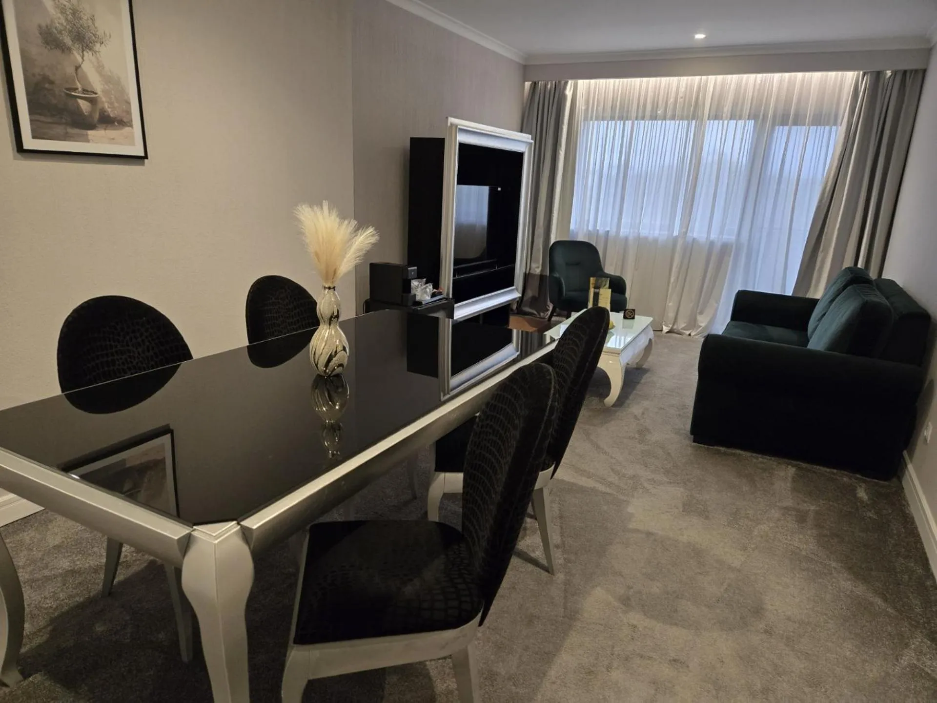 Living room in Hotel Dumbrava