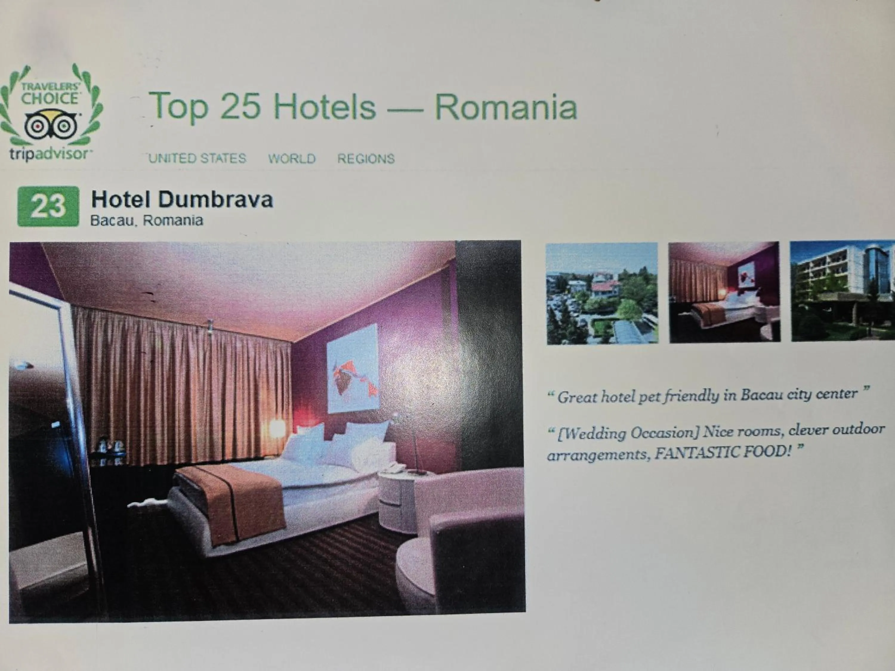 View (from property/room) in Hotel Dumbrava