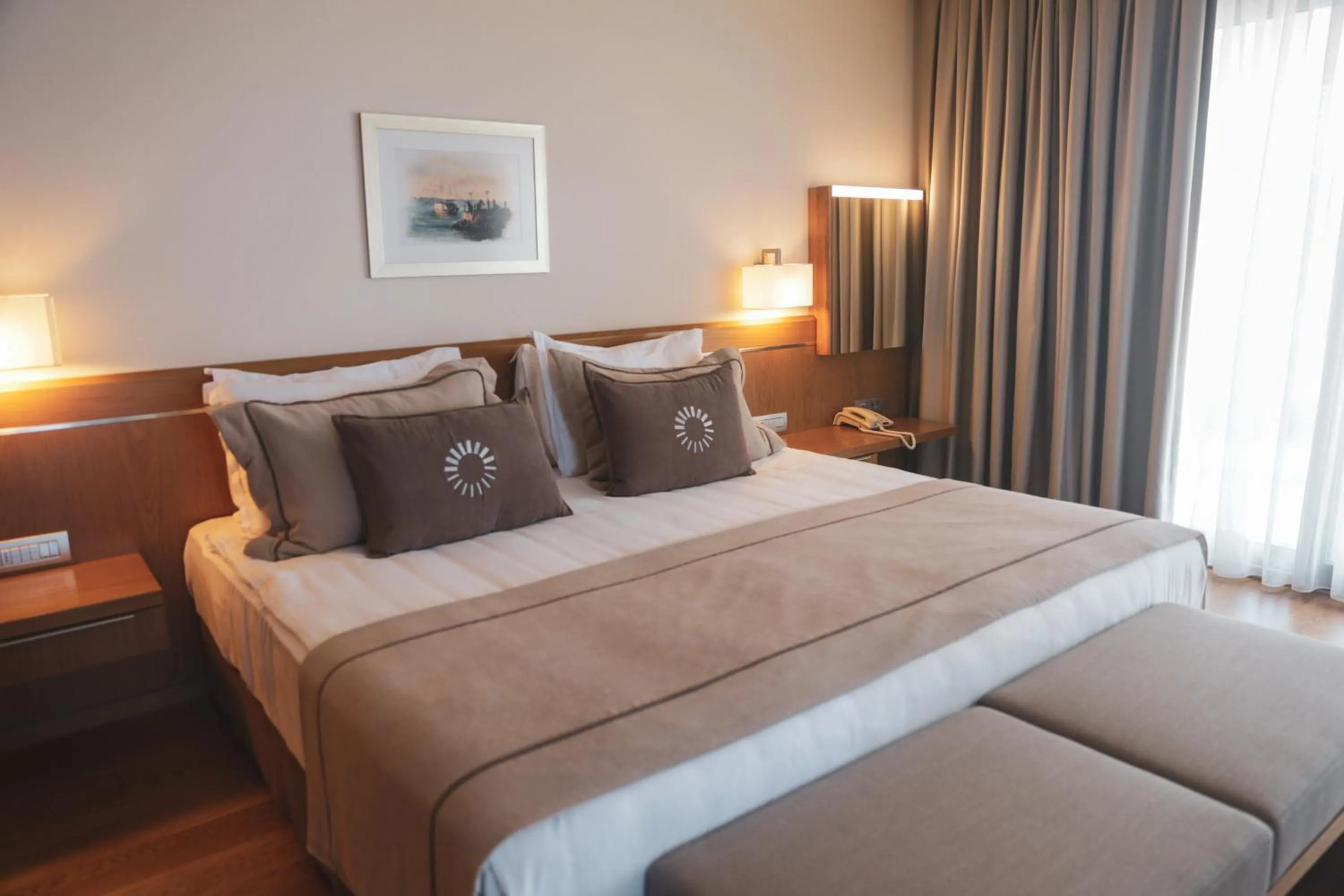 Bed in ON'LIVE HOTEL