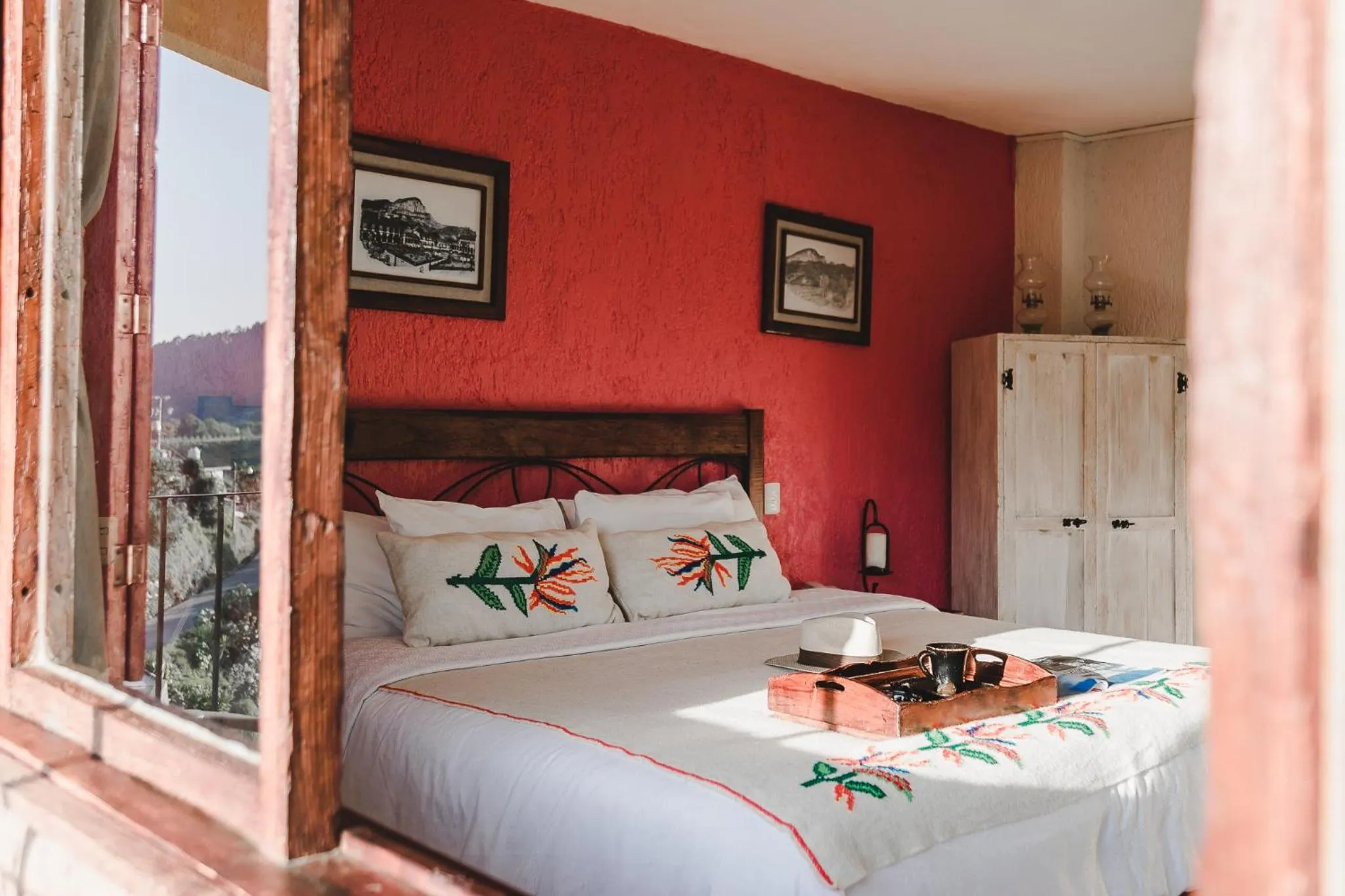 Bed in Hotel San Jorge