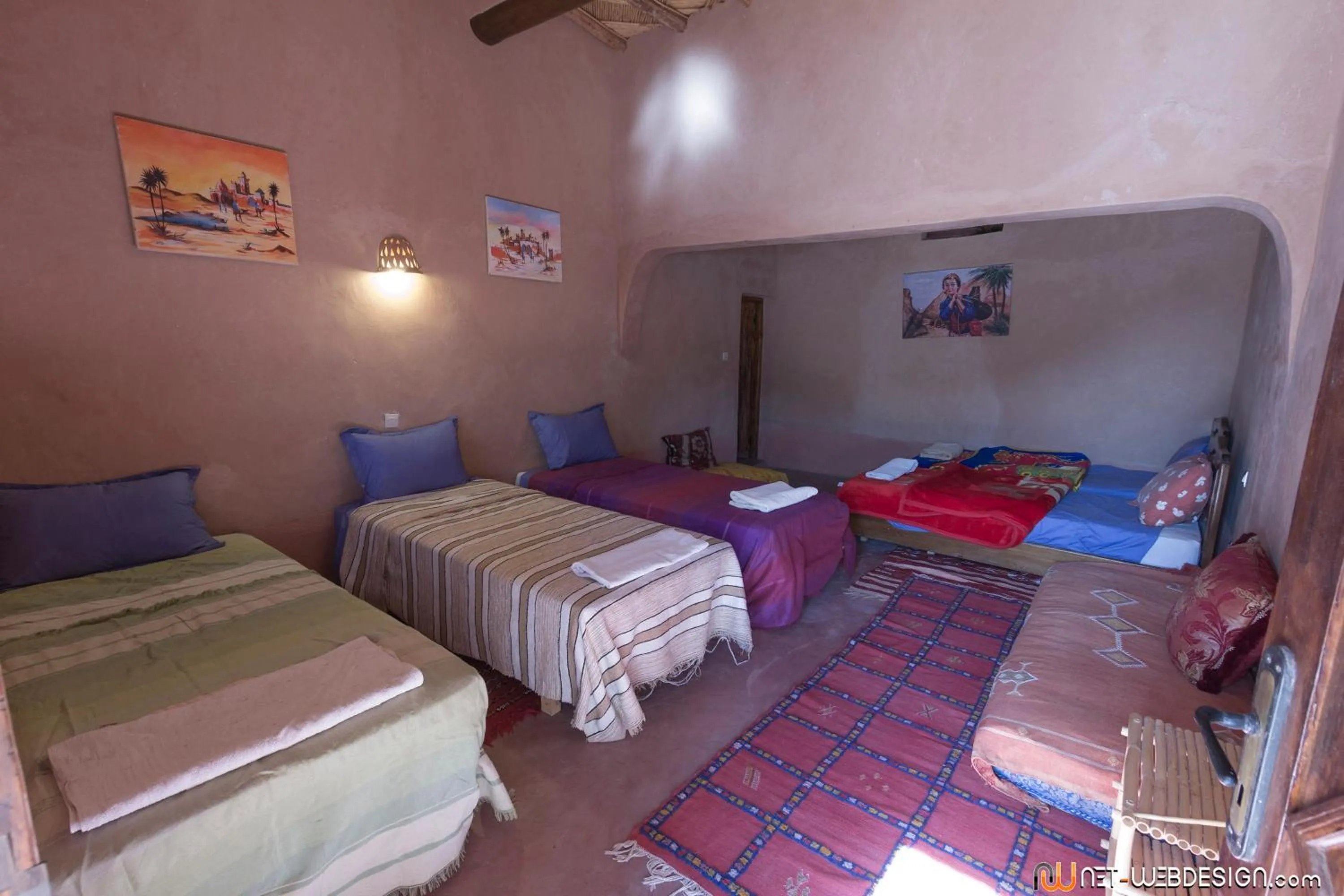 Bedroom, Bed in Kasbah Ounila