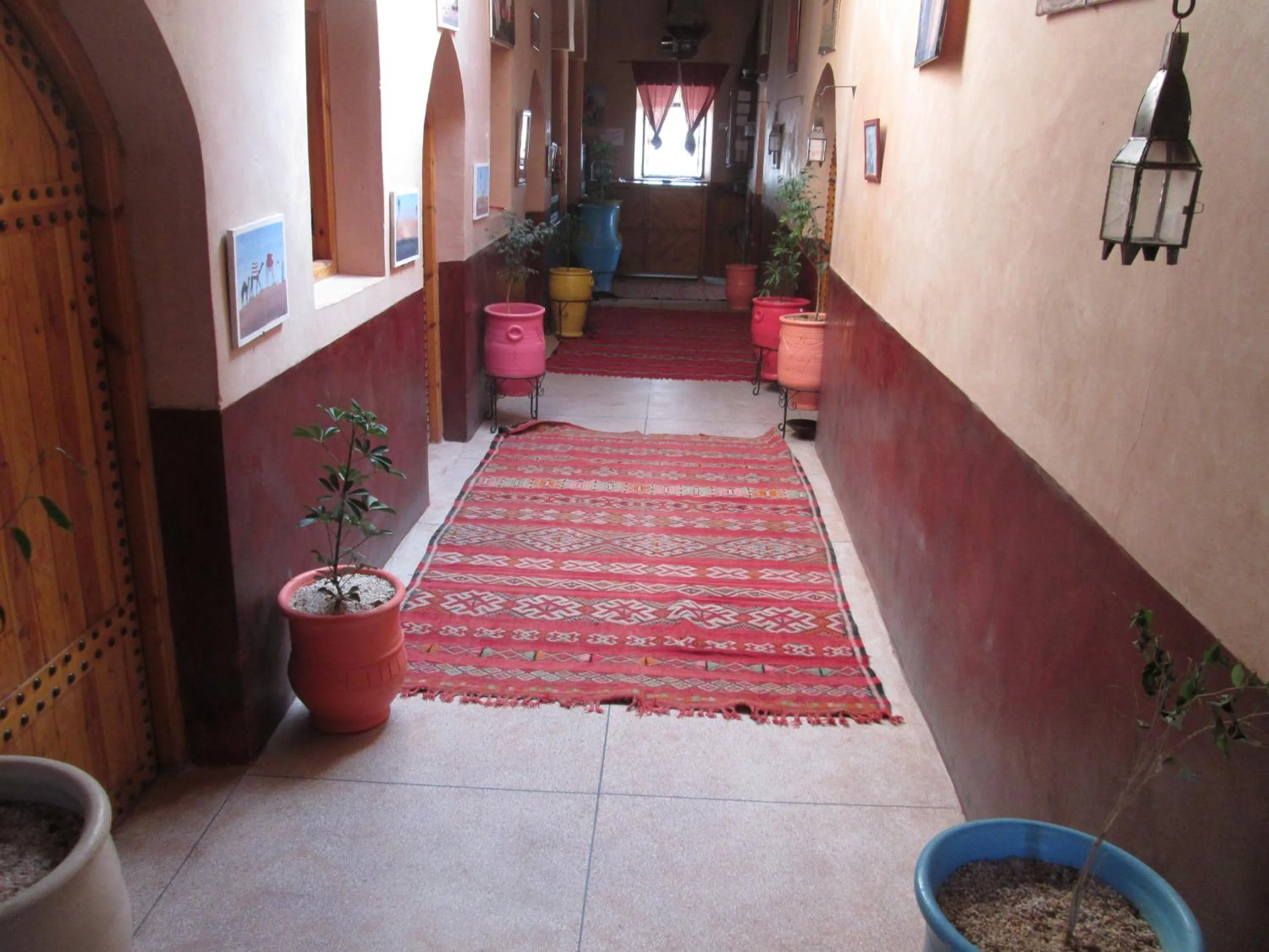 Inner courtyard view in Kasbah Ounila