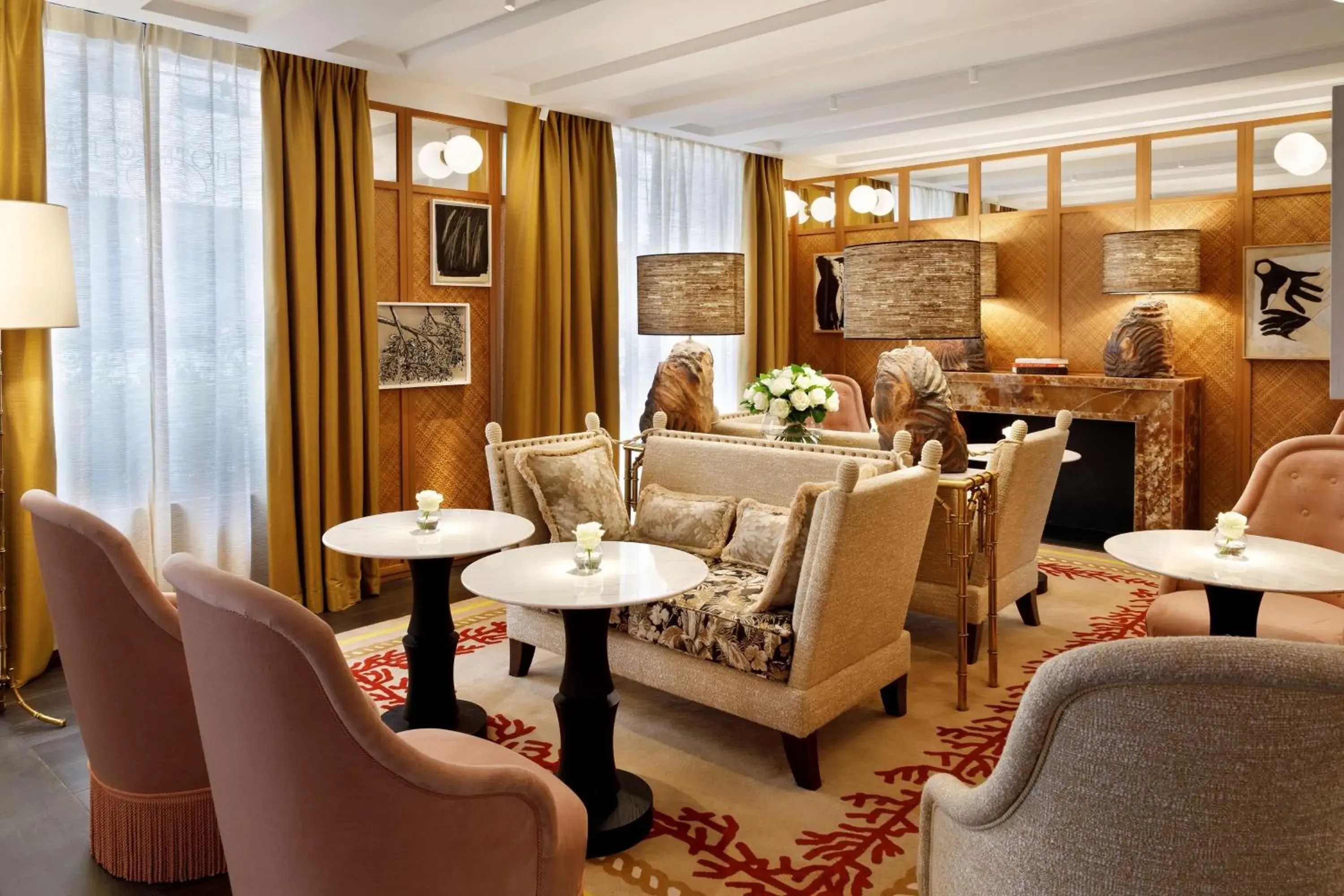 Lobby or reception in Le Belgrand Hotel Paris Champs Elysees, Tapestry By Hilton Lobby or reception in Le Belgrand Hotel Paris Champs Elysees, Tapestry By Hilton