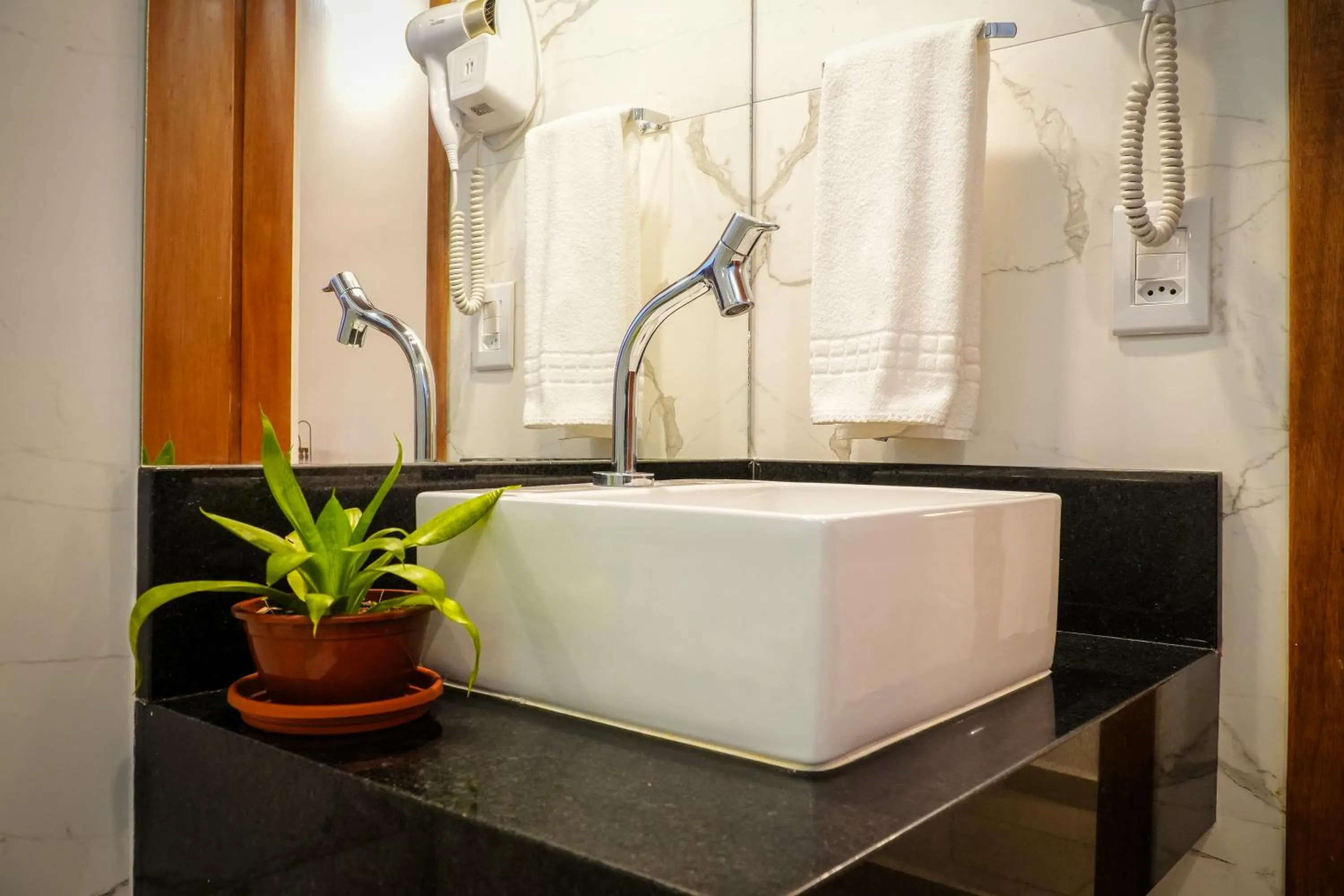 Bathroom in VELINN Pousada Bromelias