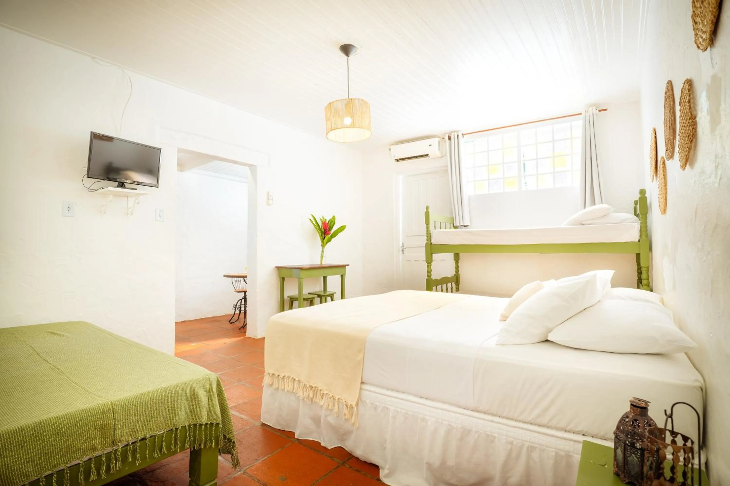 Bed in VELINN Pousada Bromelias