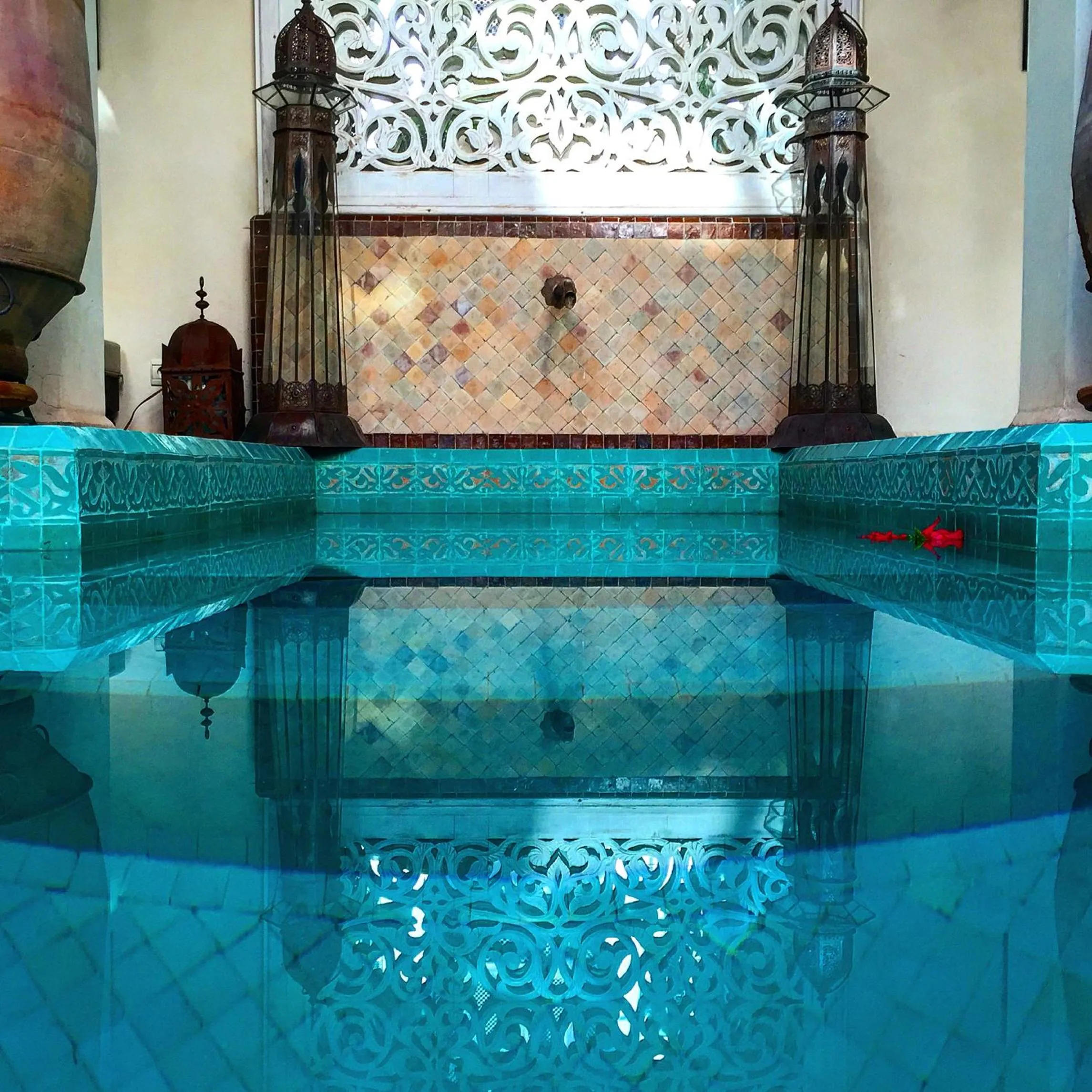 Swimming pool in Riad Palacio De Las Especias