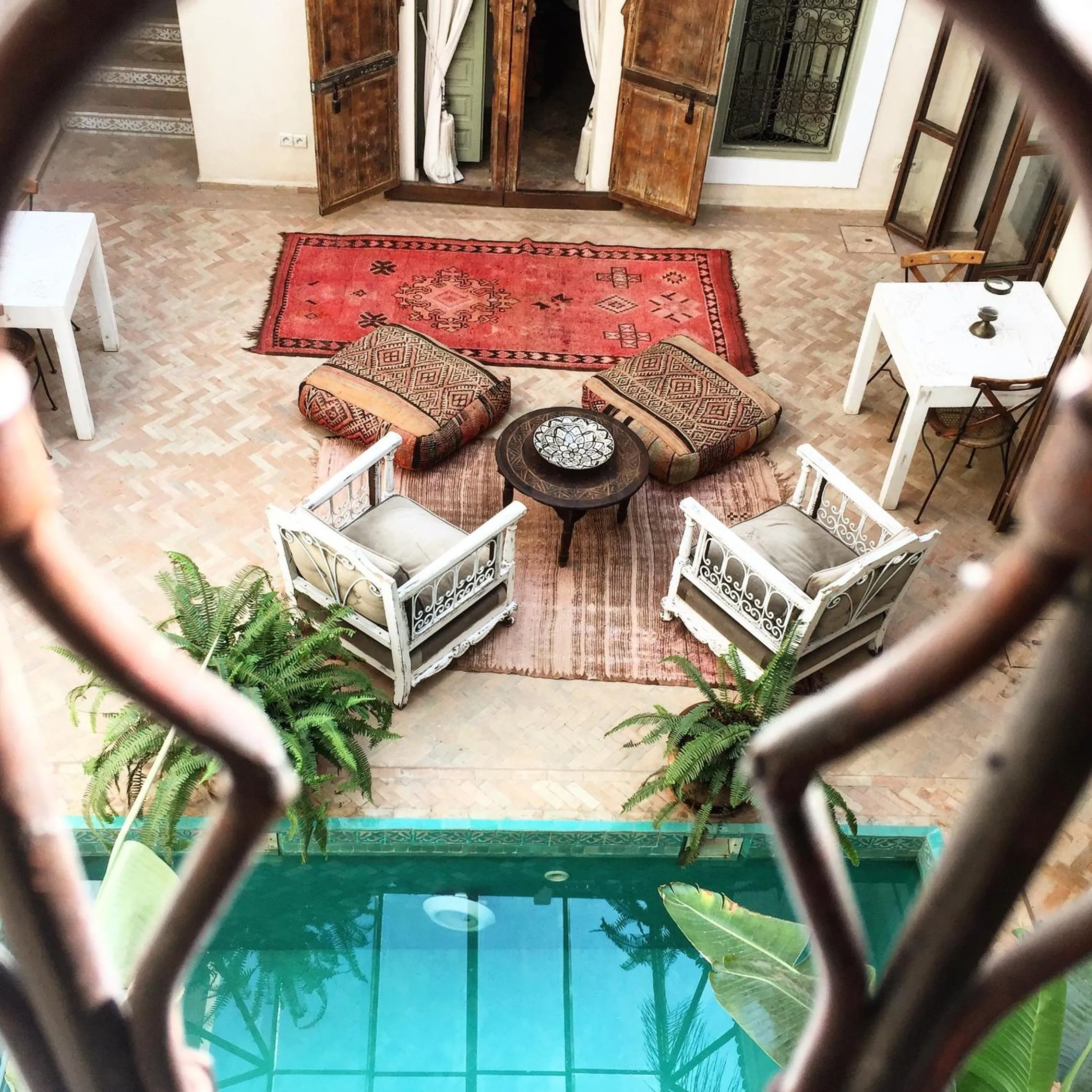 Bird's eye view in Riad Palacio De Las Especias