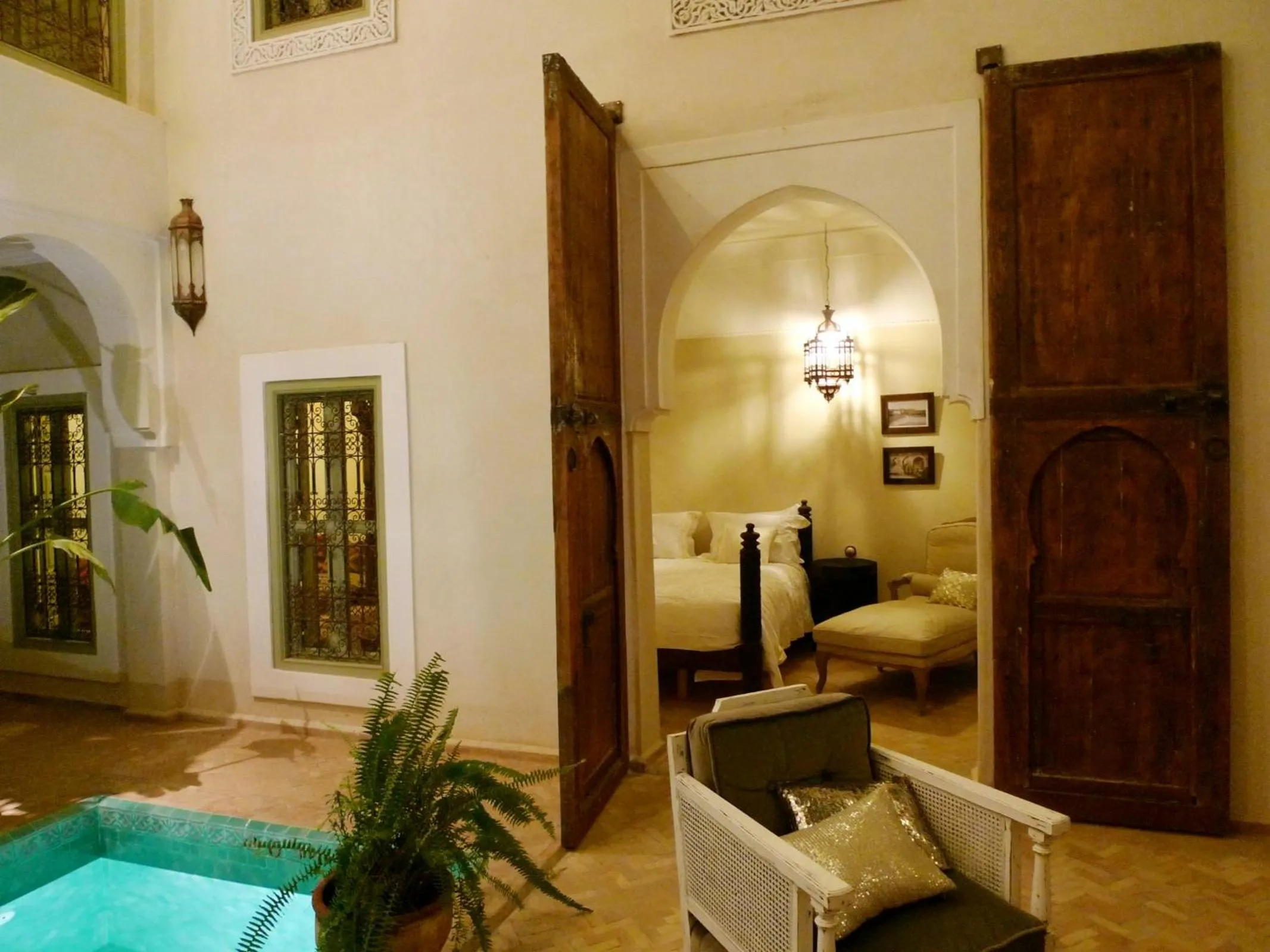 Swimming pool in Riad Palacio De Las Especias