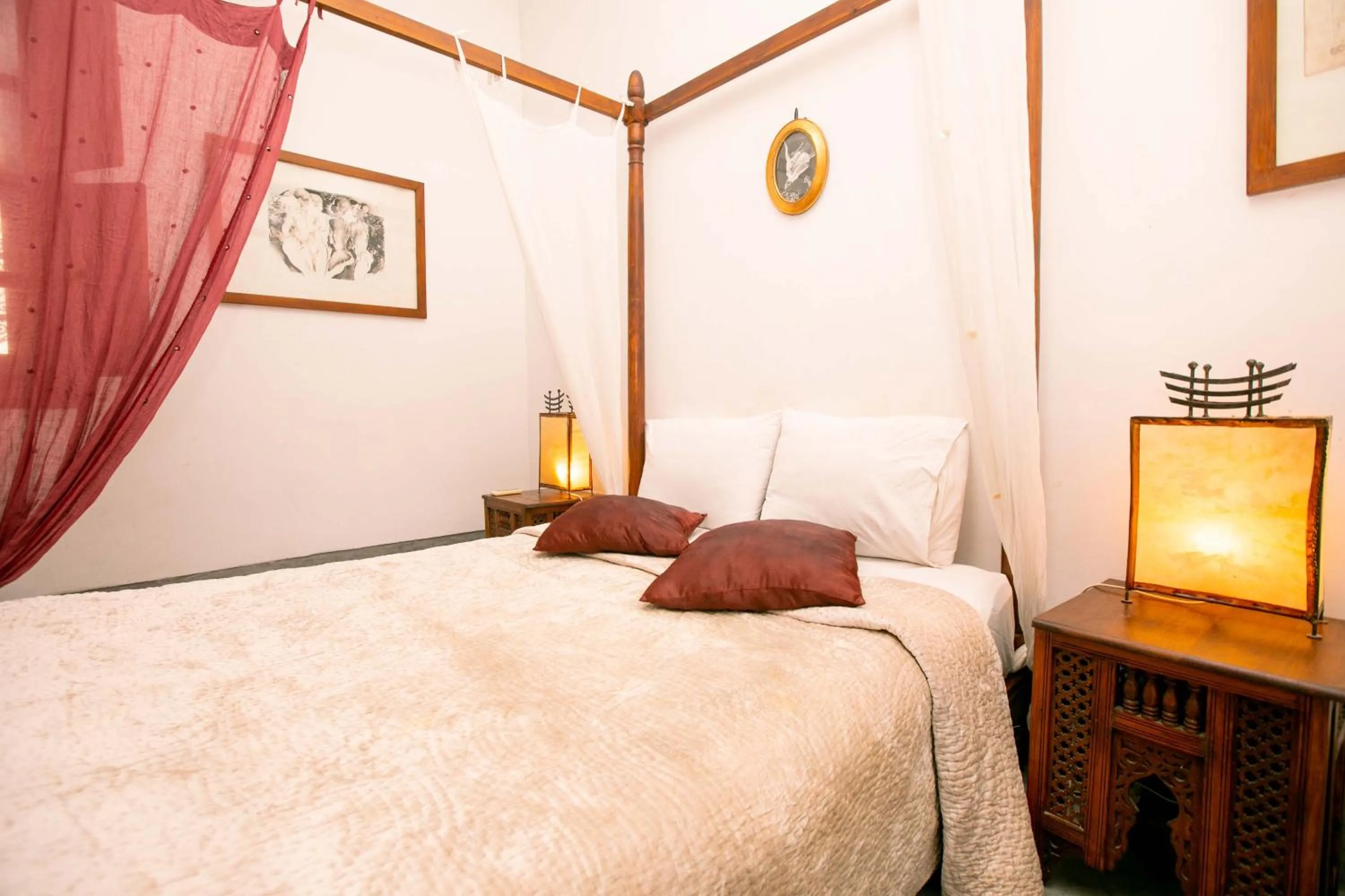 Bed in Riad Marélia