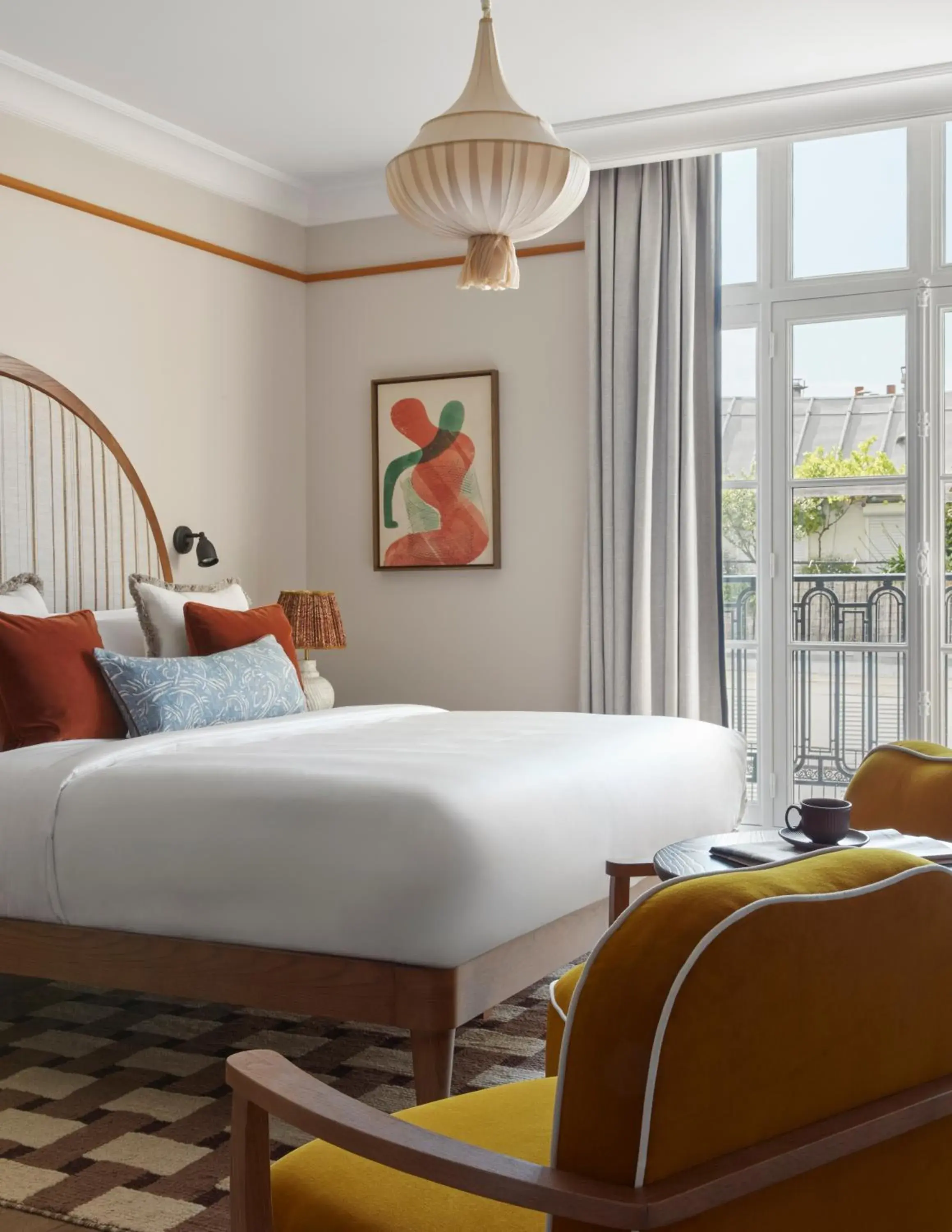 Bed in Miiro Le Grand Hôtel Cayré Bed in Miiro Le Grand Hôtel Cayré