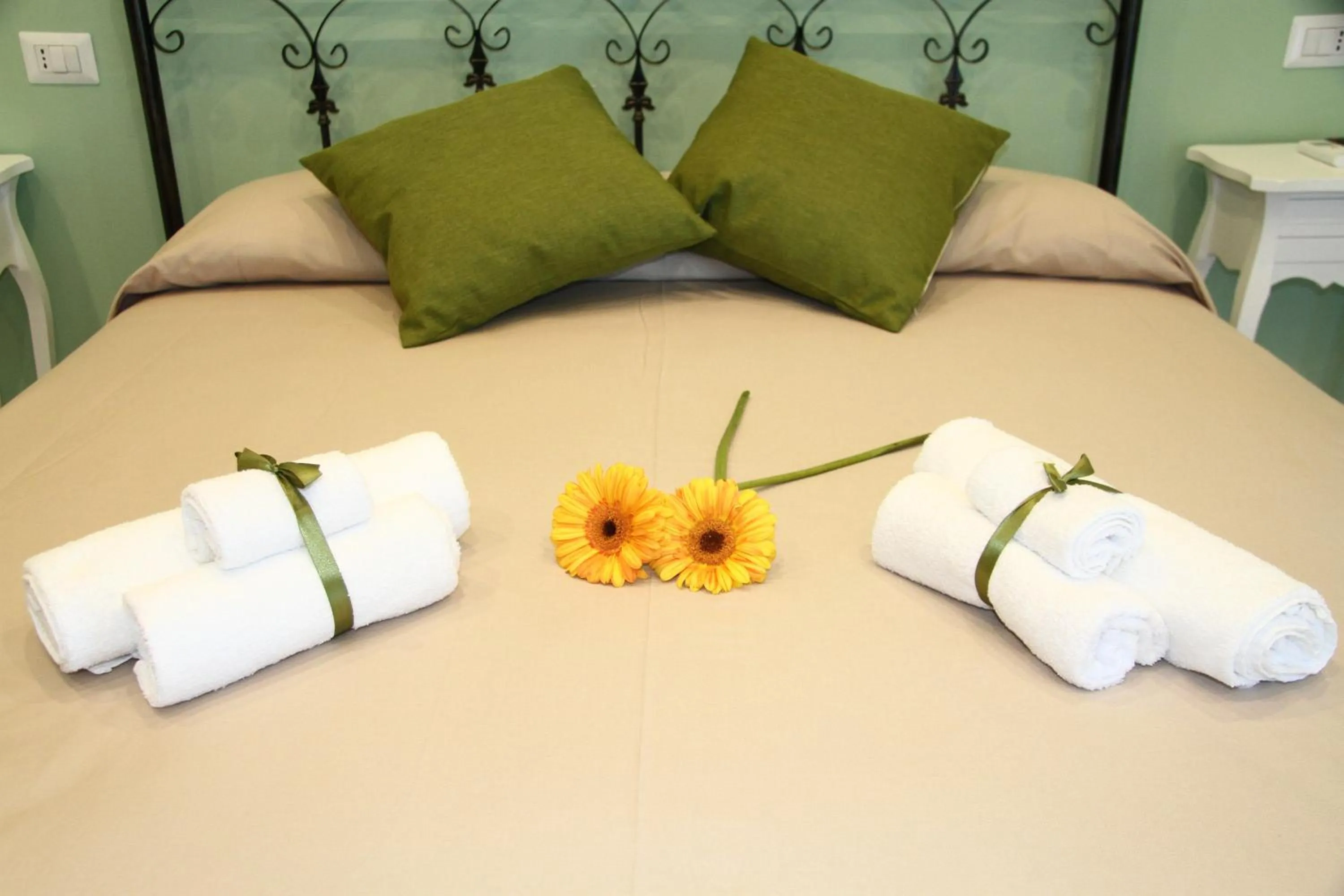 Bed in B&B Paestum Sea and Rooms