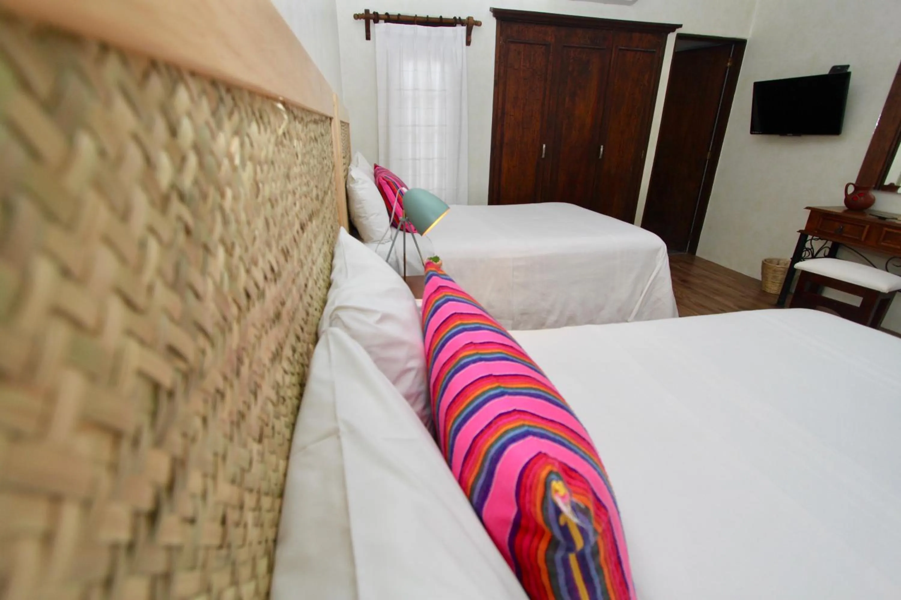 Bedroom, Bed in Hotel Trébol