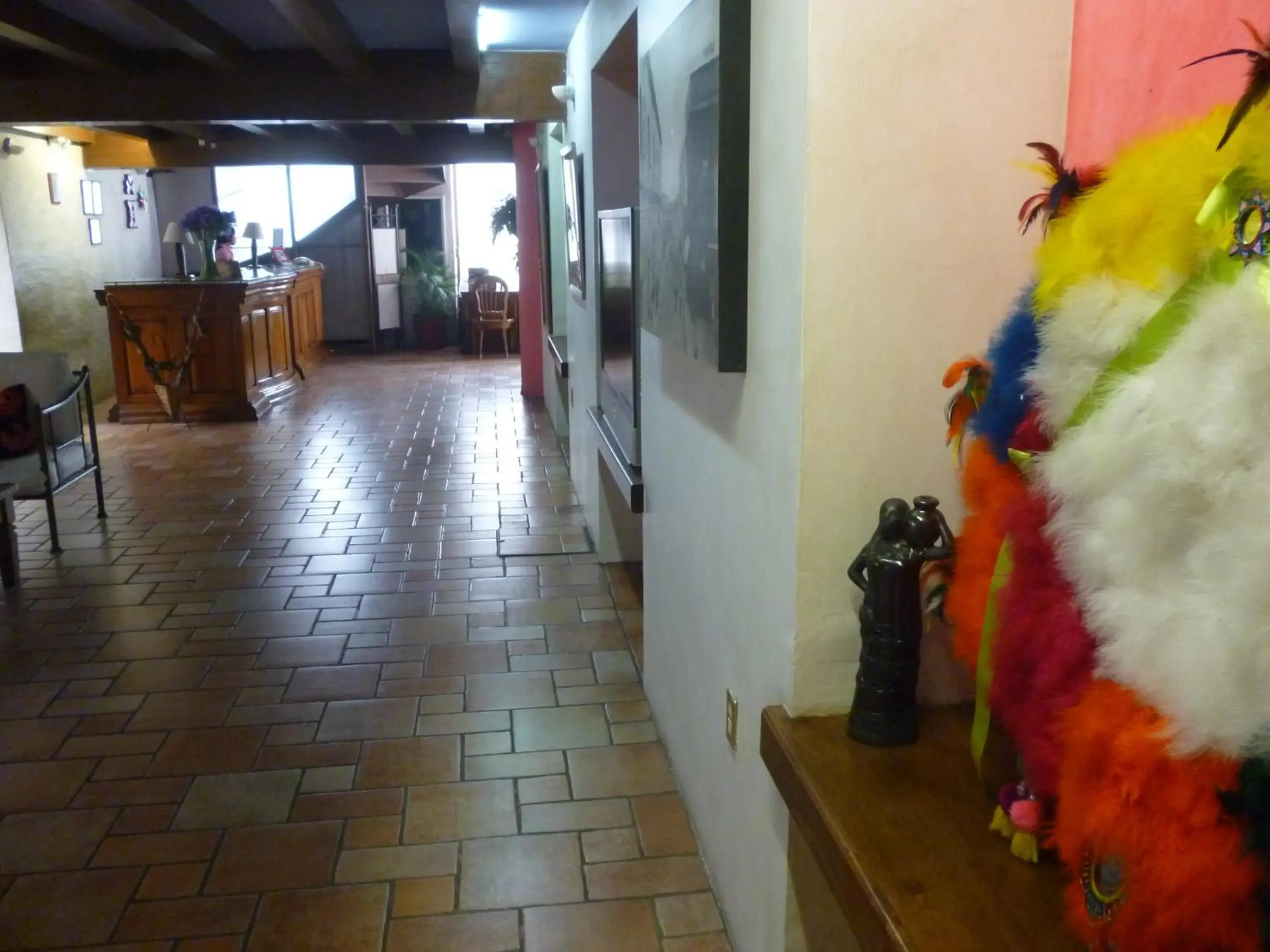 Lobby or reception in Hotel Trébol Lobby or reception in Hotel Trébol