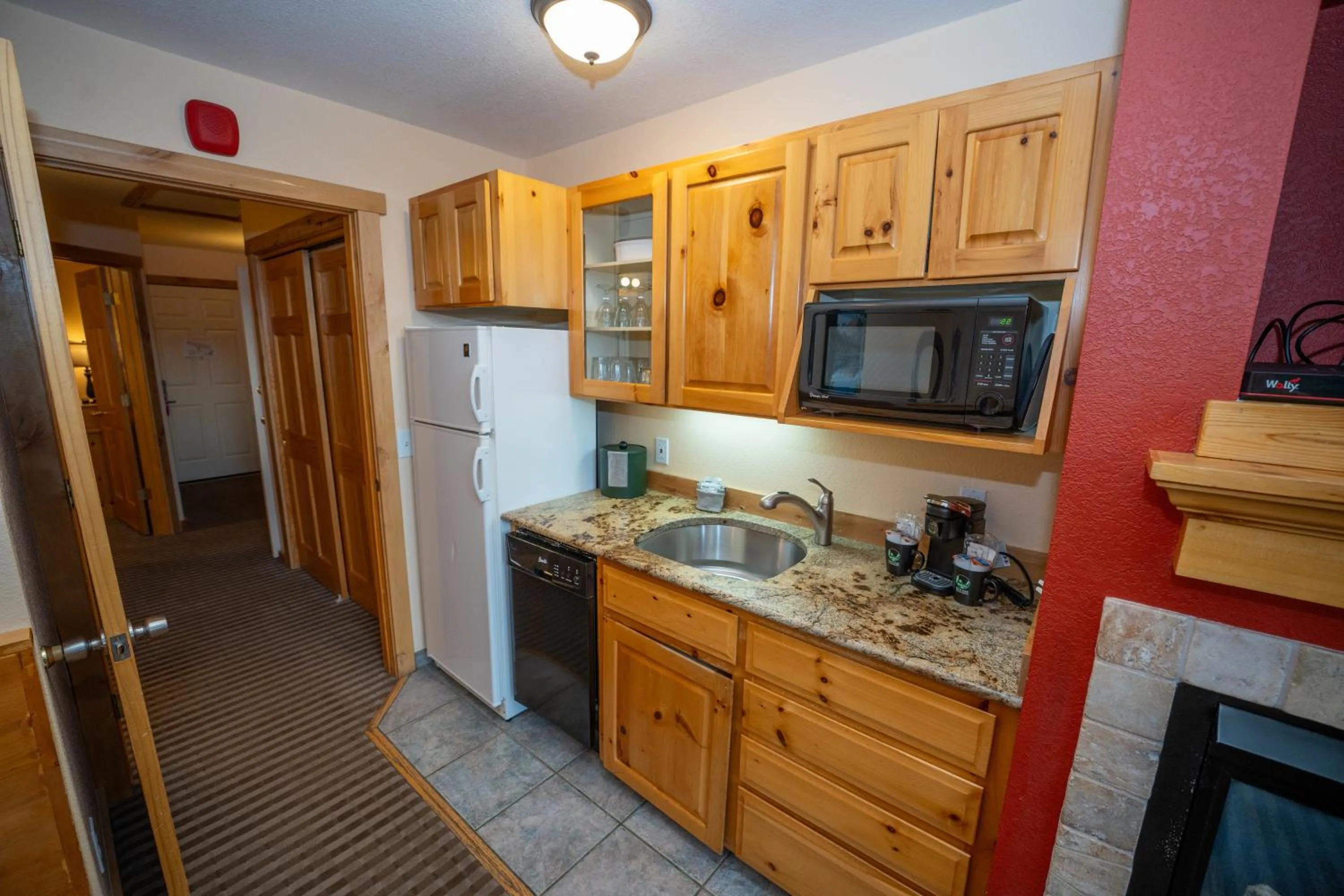 Kitchen or kitchenette in Appenzell Inn