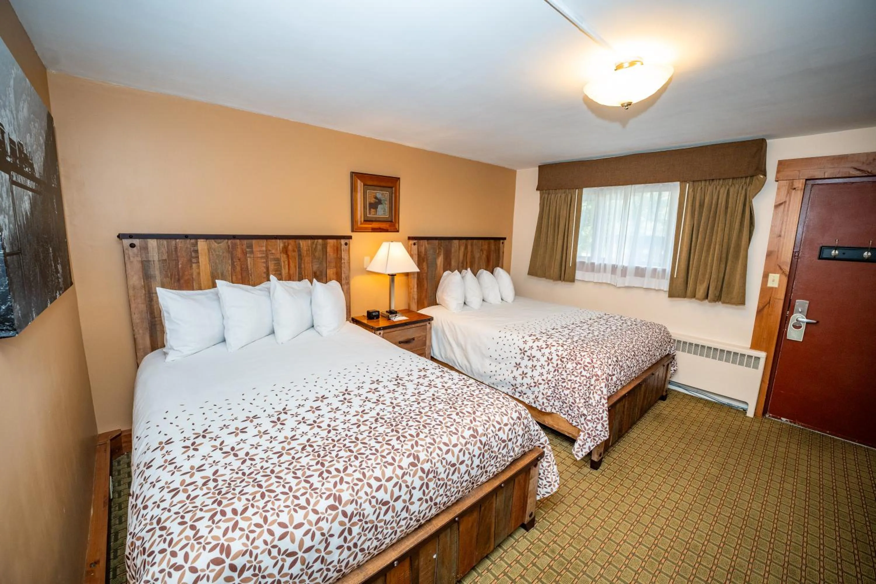 Bed in Silver Moon Inn