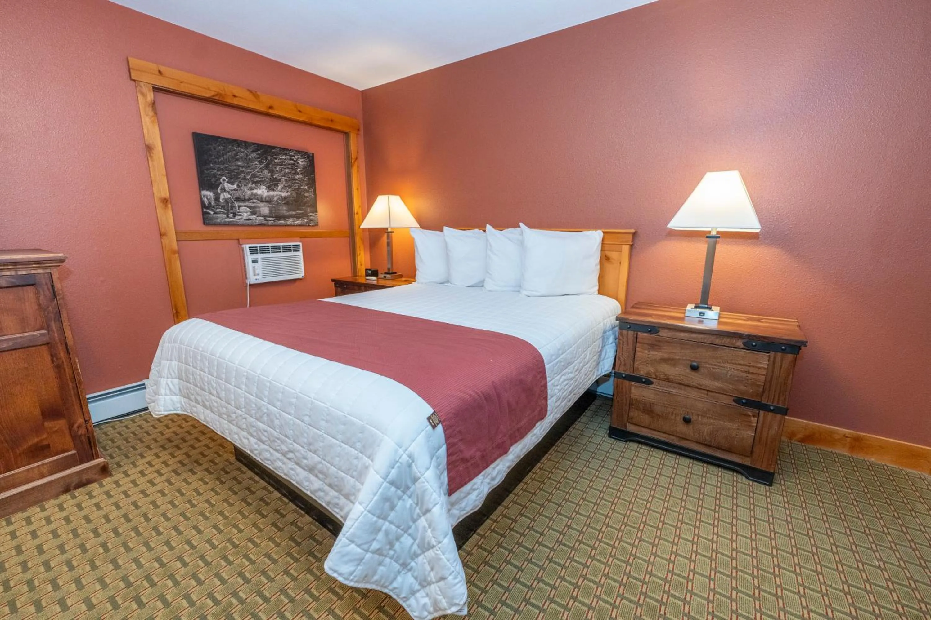 Bed in Silver Moon Inn