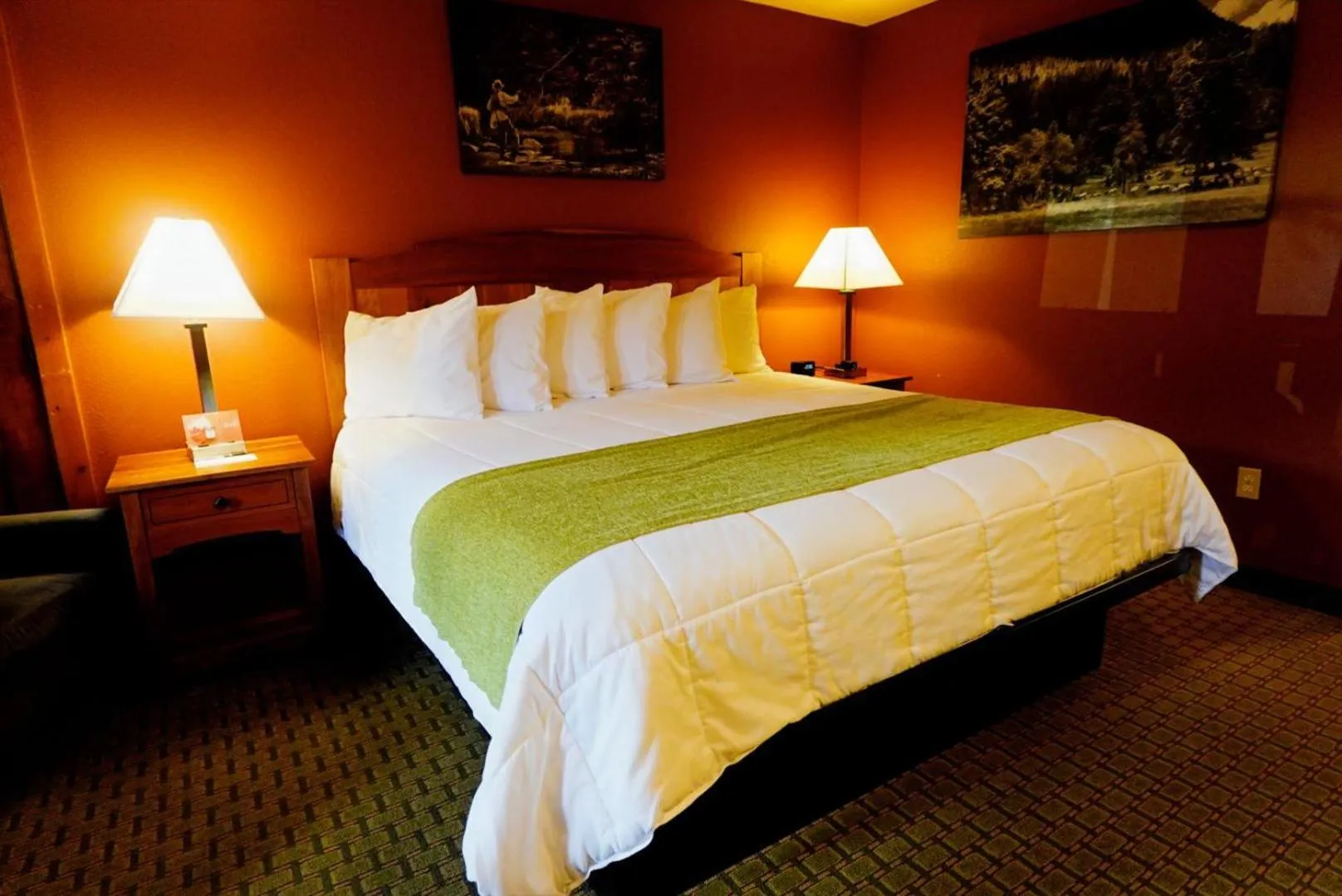 Bed in Silver Moon Inn