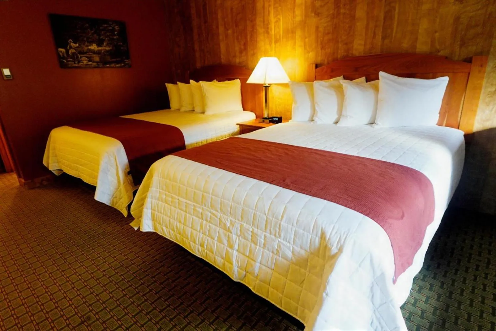 Bed in Silver Moon Inn