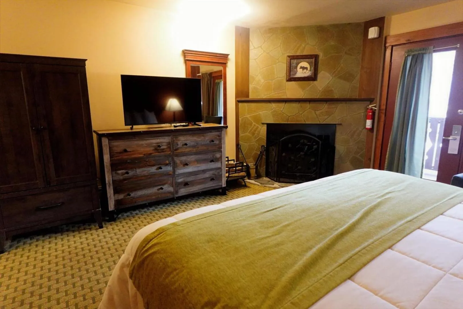 Bed in Silver Moon Inn