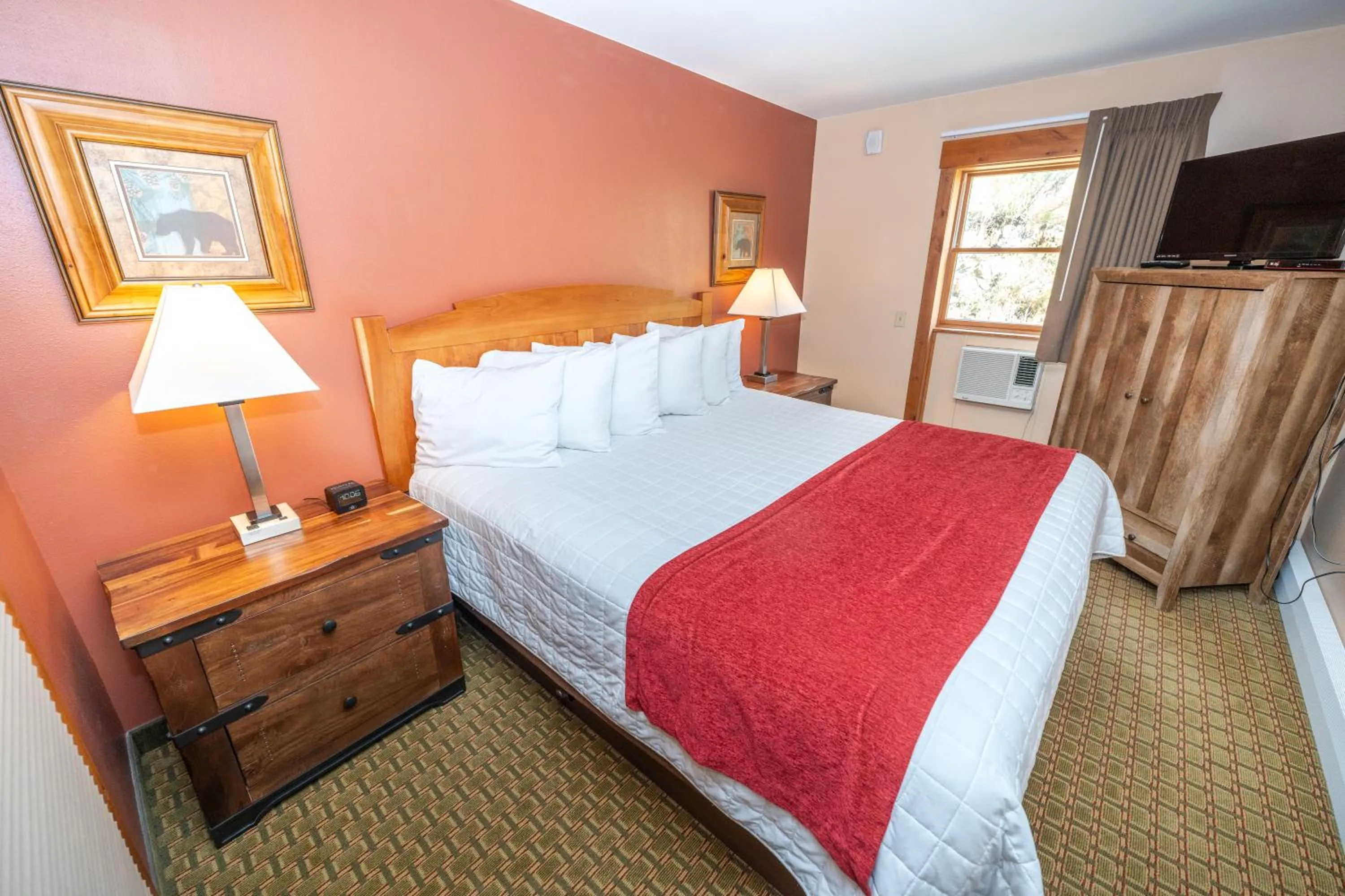 Bed in Silver Moon Inn