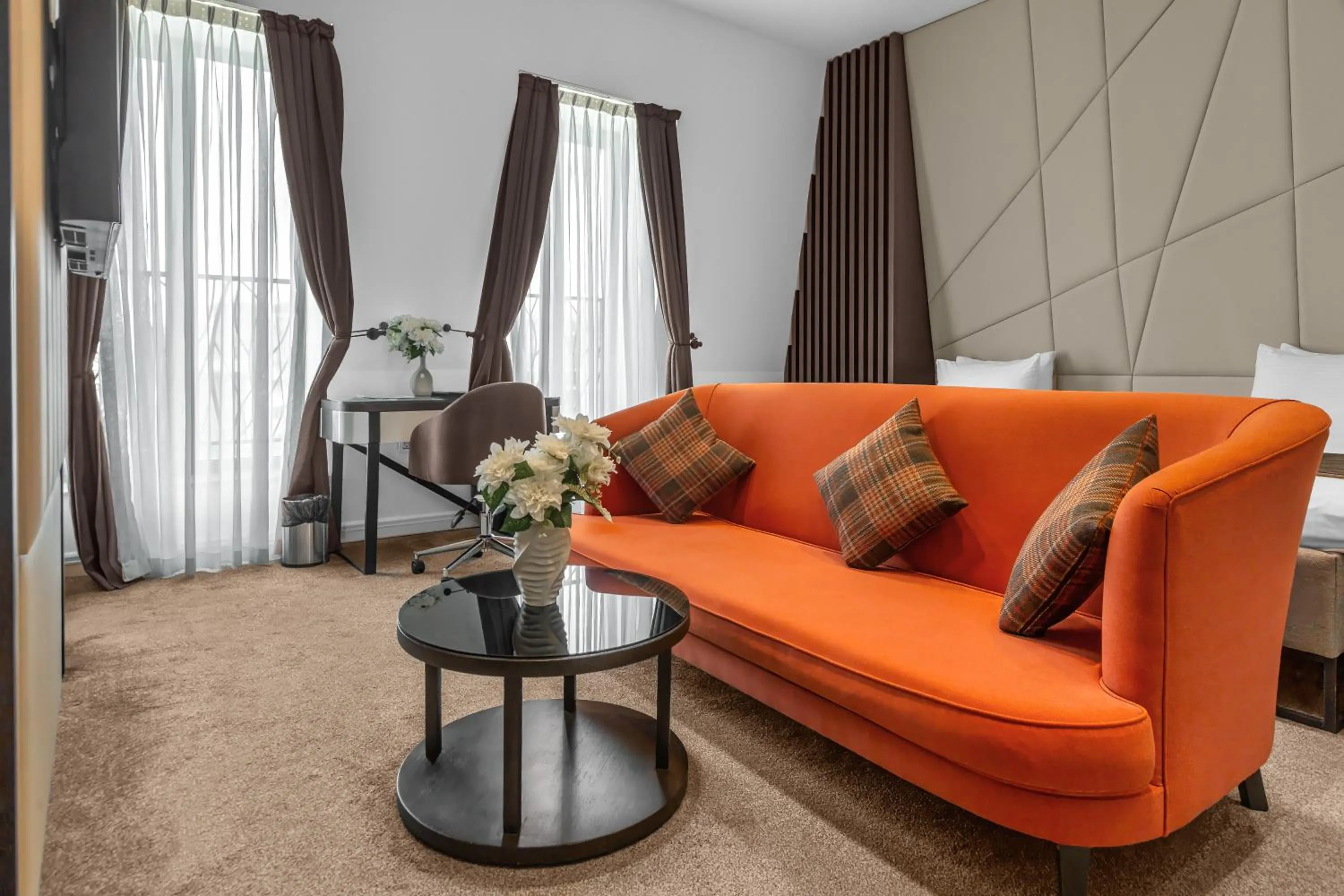 Bed in Ivy Garden Hotel Baku