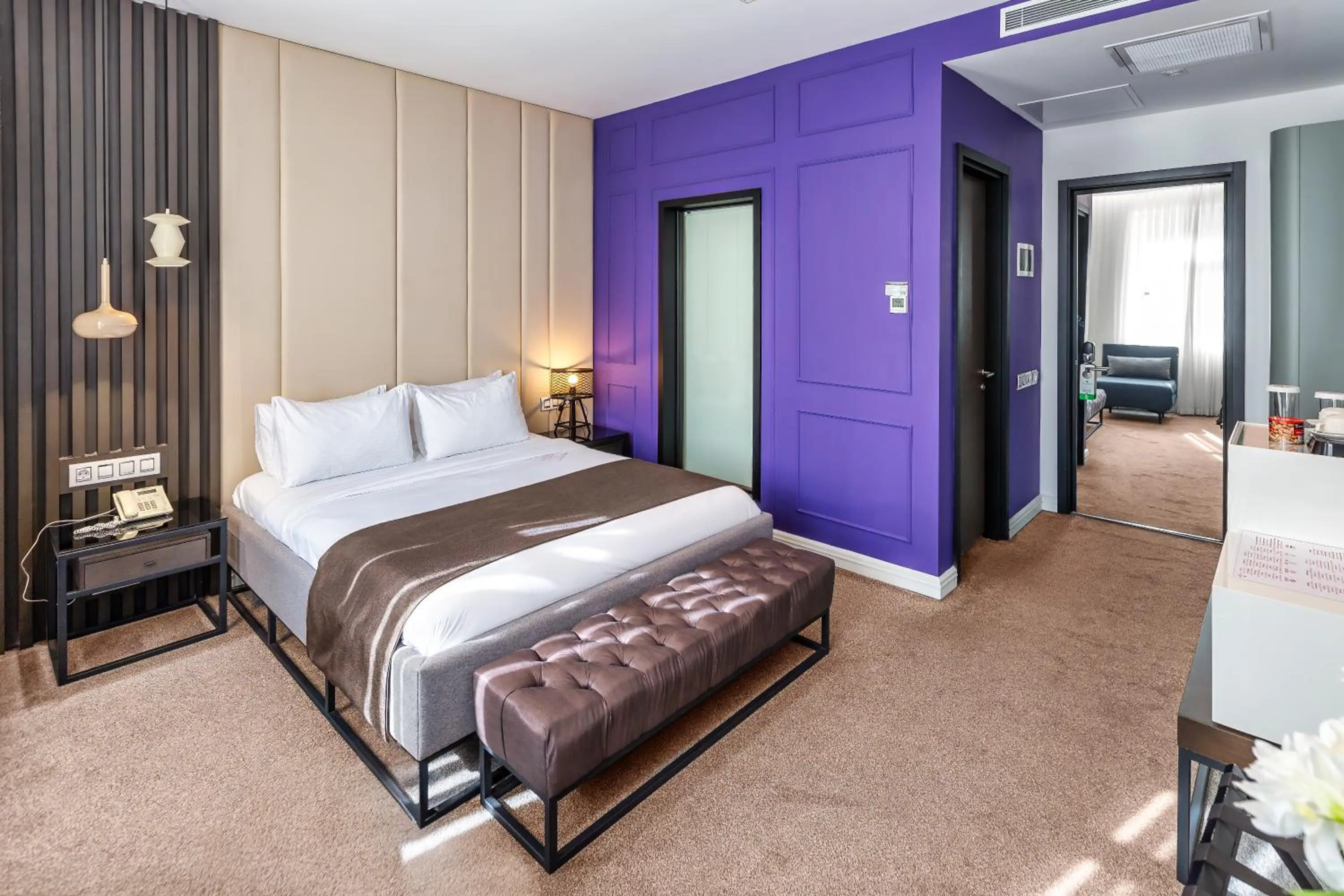 Bed in Ivy Garden Hotel Baku