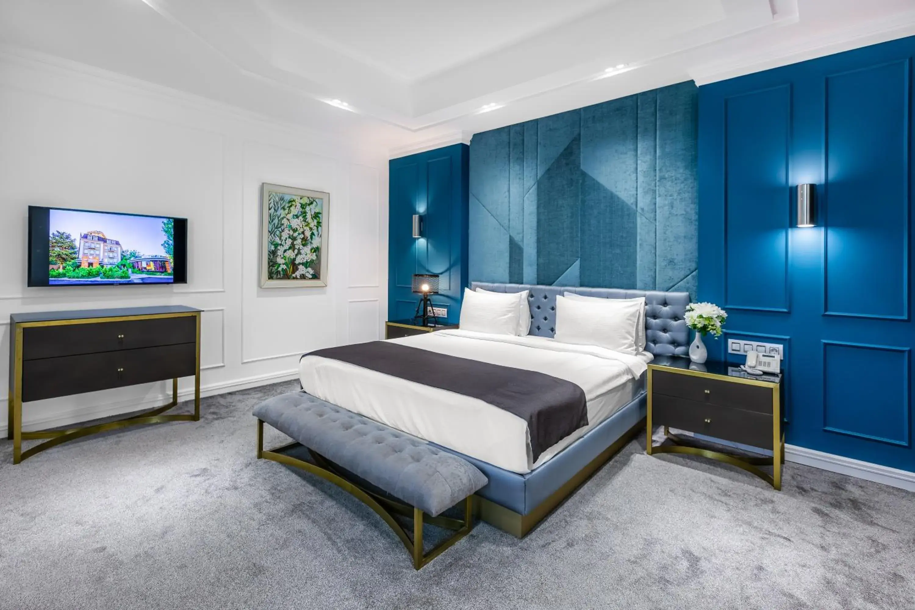 Bed in Ivy Garden Hotel Baku Bed in Ivy Garden Hotel Baku