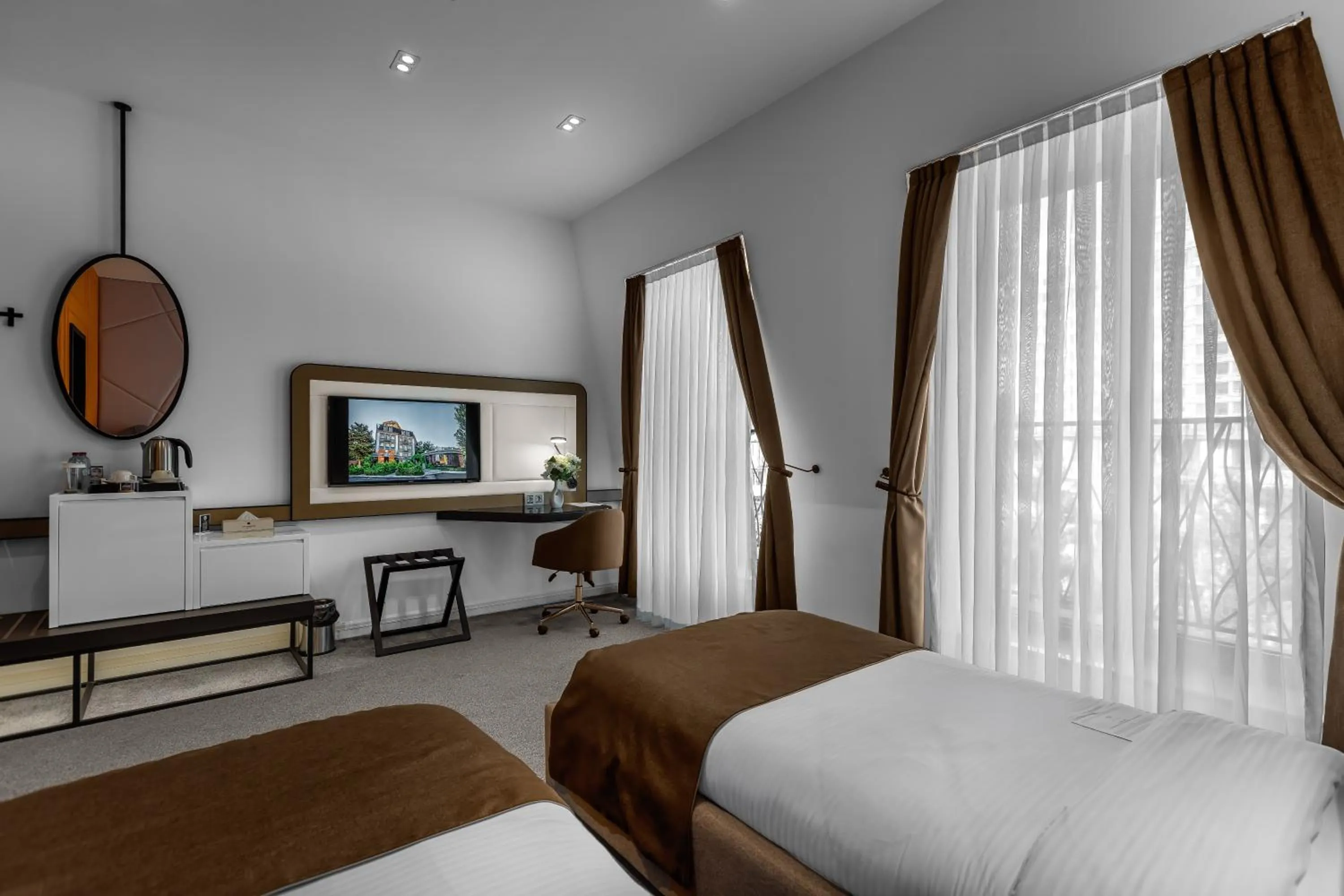 Bed in Ivy Garden Hotel Baku