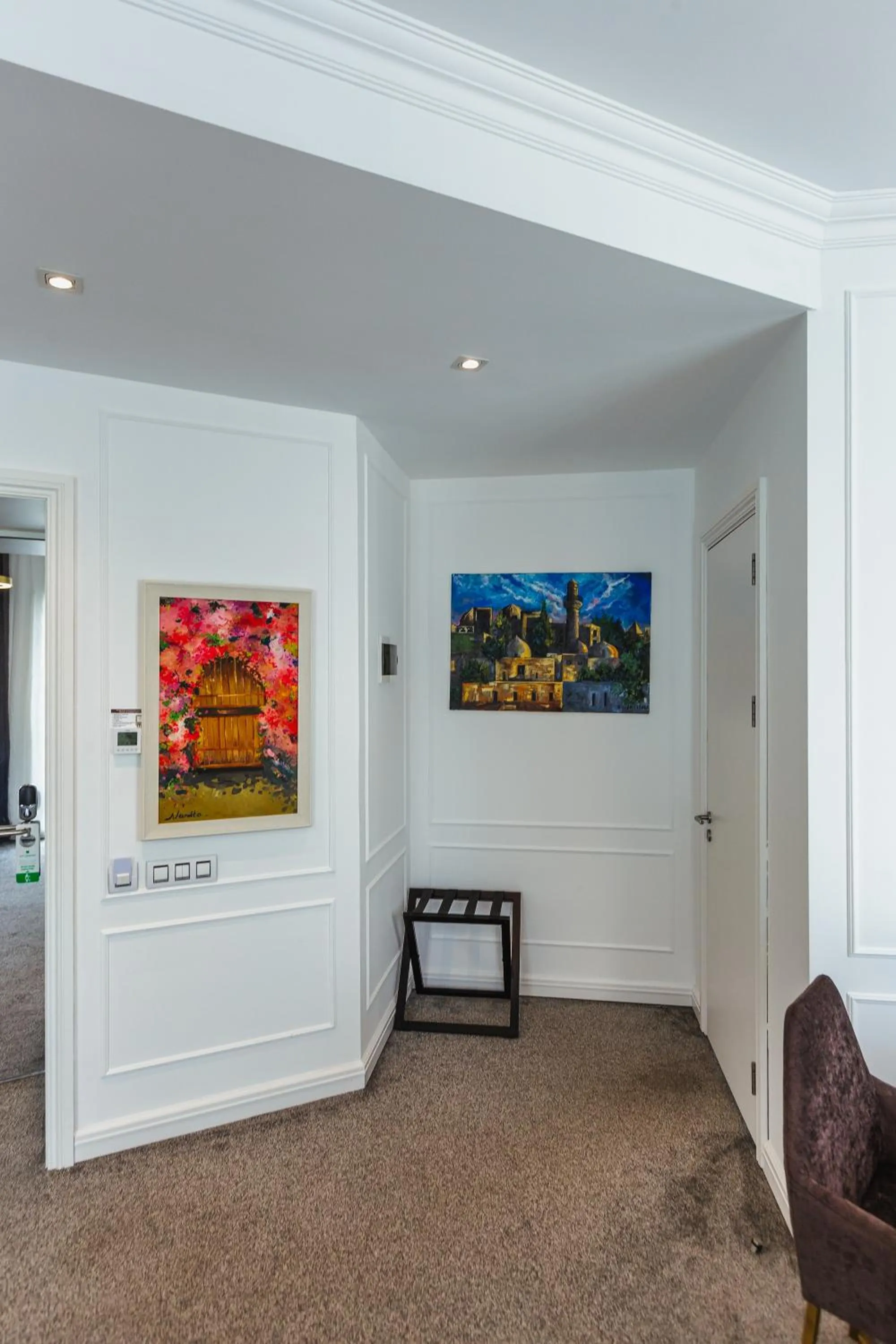 Decorative detail in Ivy Garden Hotel Baku