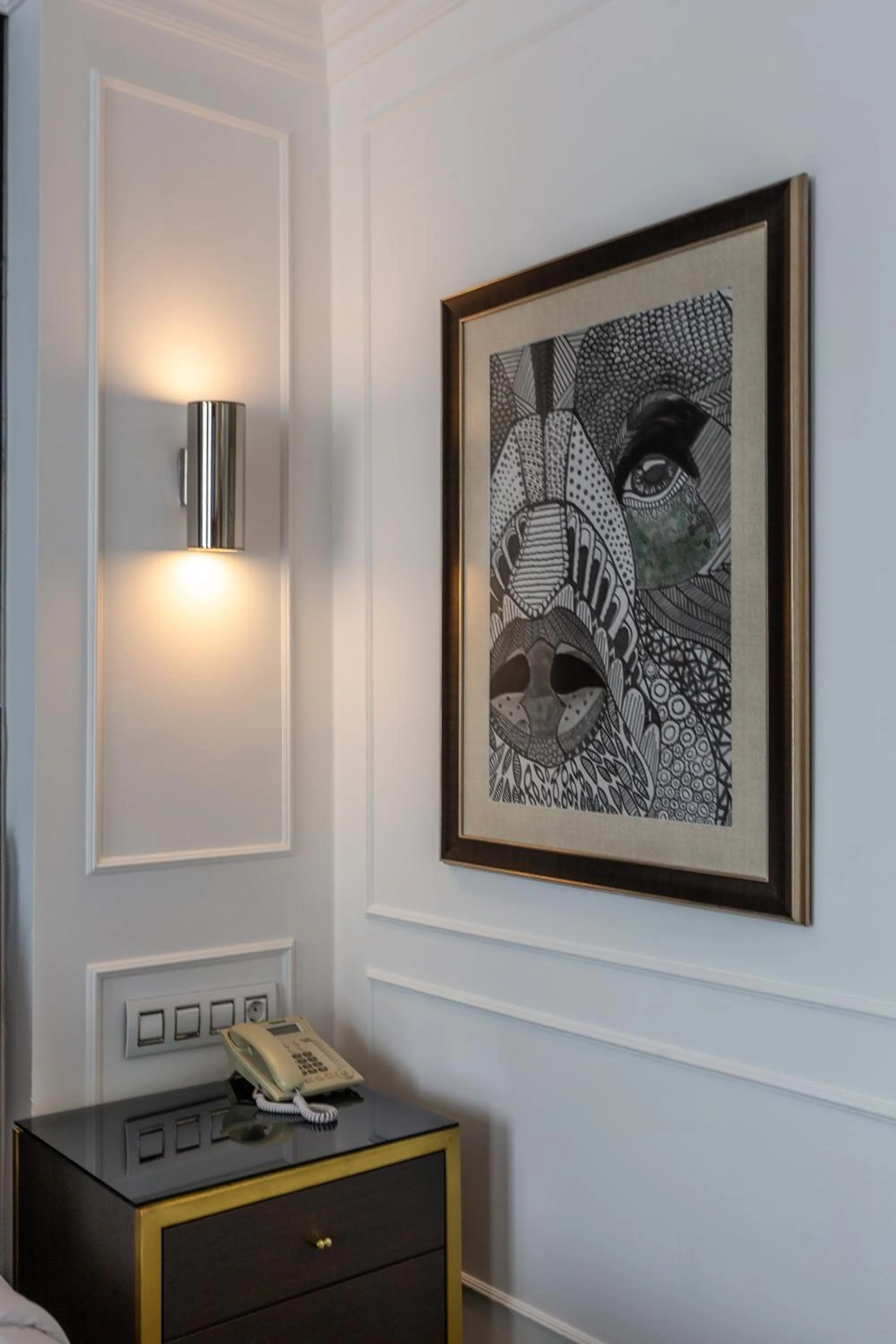 Decorative detail in Ivy Garden Hotel Baku