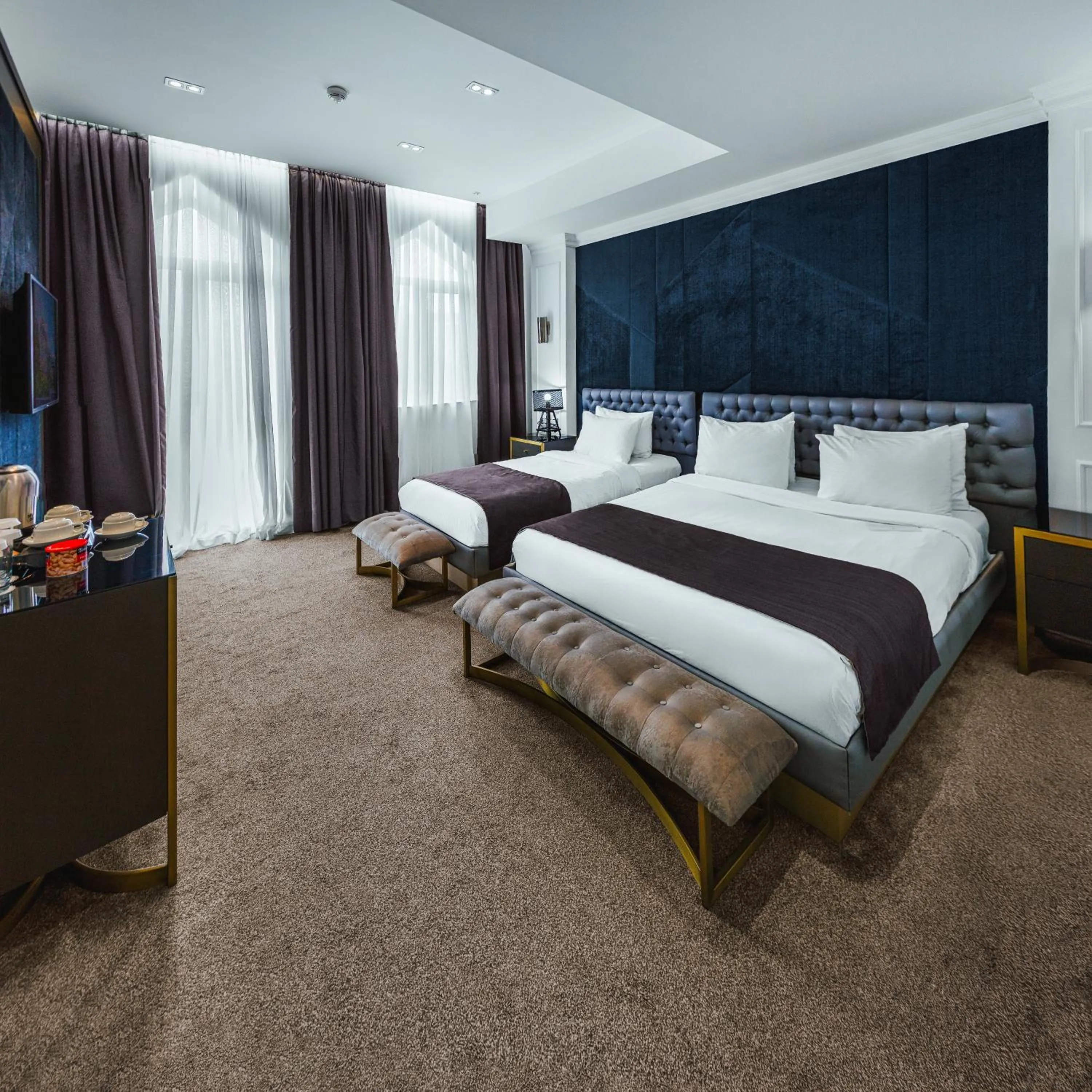 Bed in Ivy Garden Hotel Baku