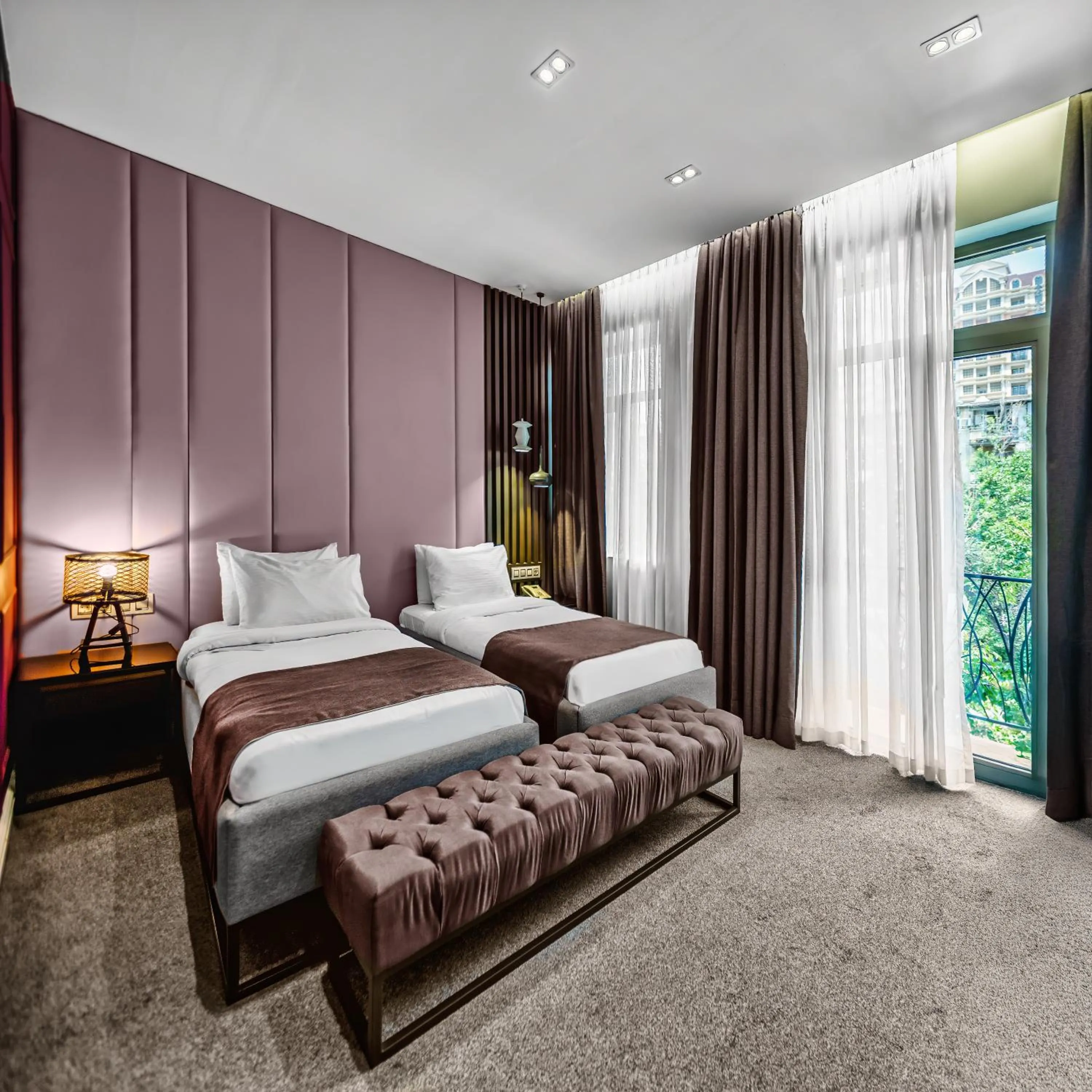 Bed in Ivy Garden Hotel Baku