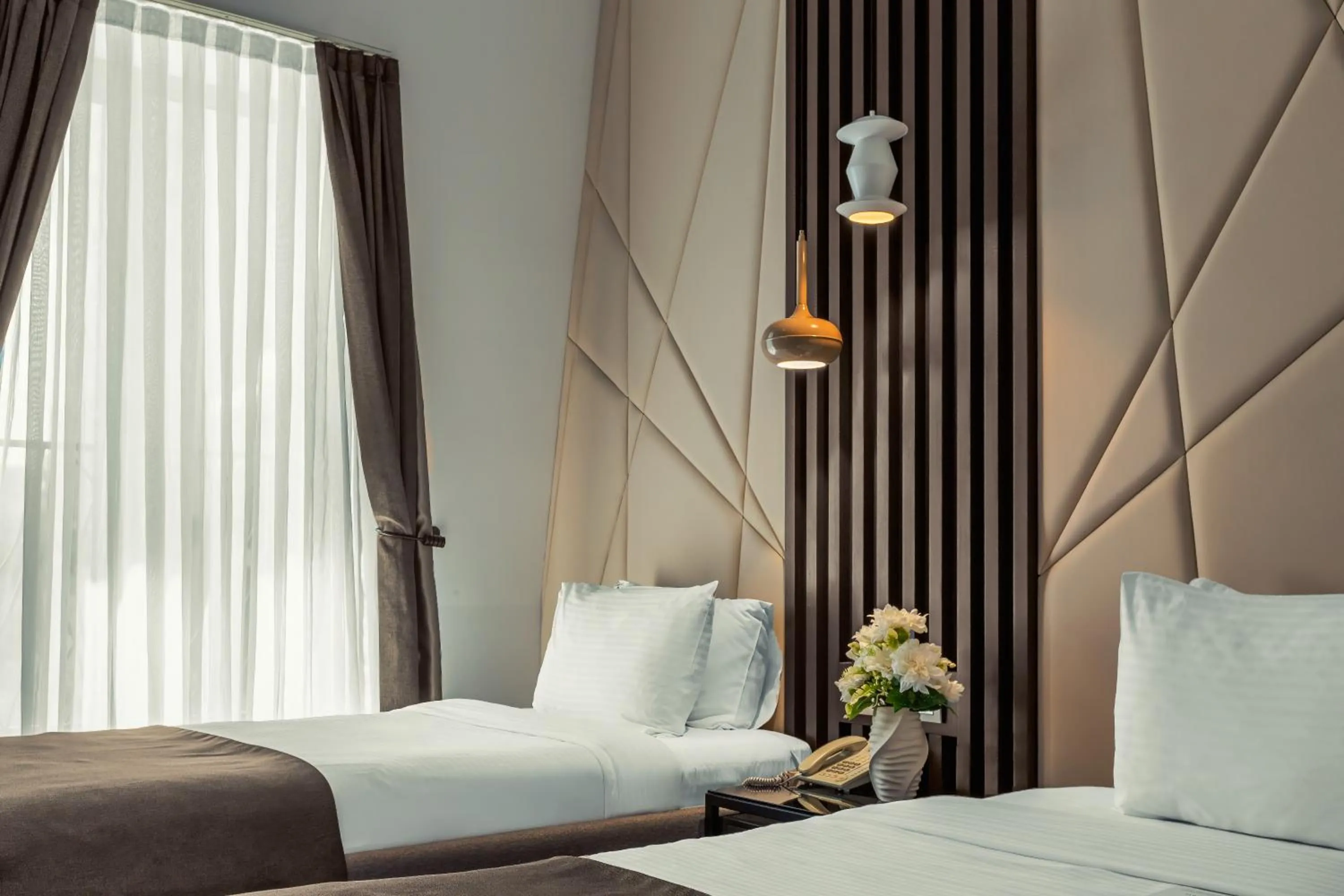 Bed in Ivy Garden Hotel Baku