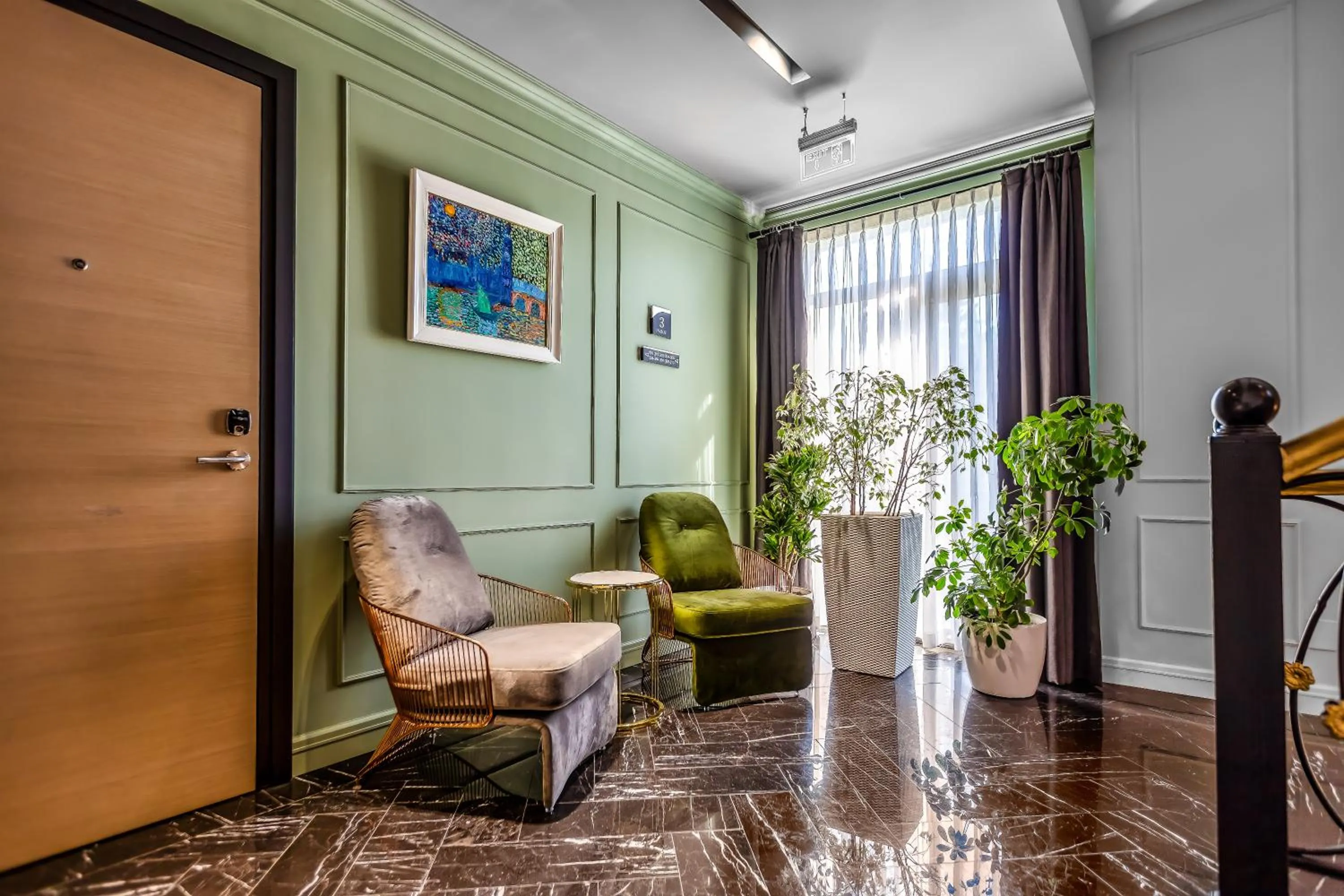 Seating area in Ivy Garden Hotel Baku