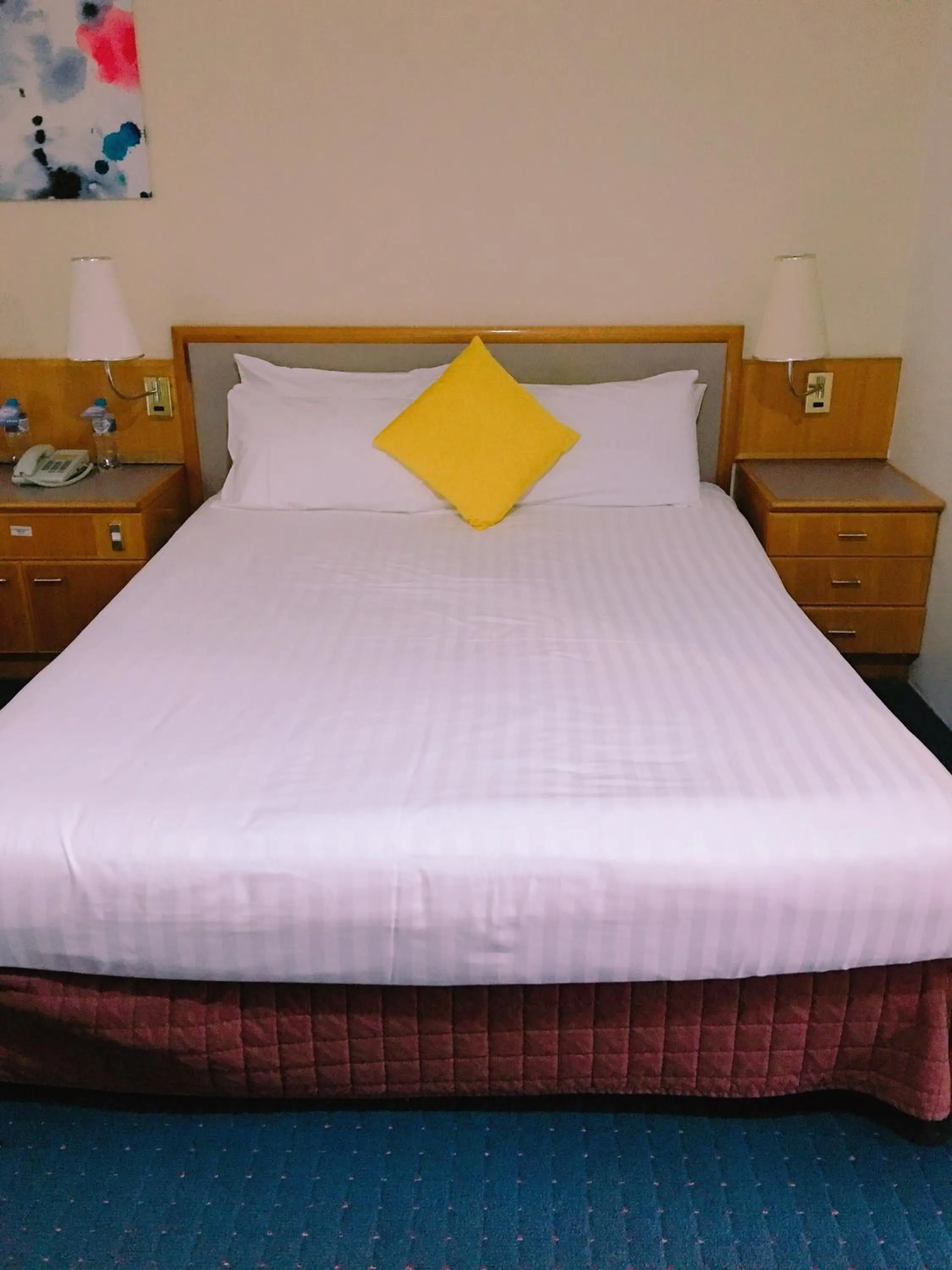 Bed in Meninya Palms Resort Moama