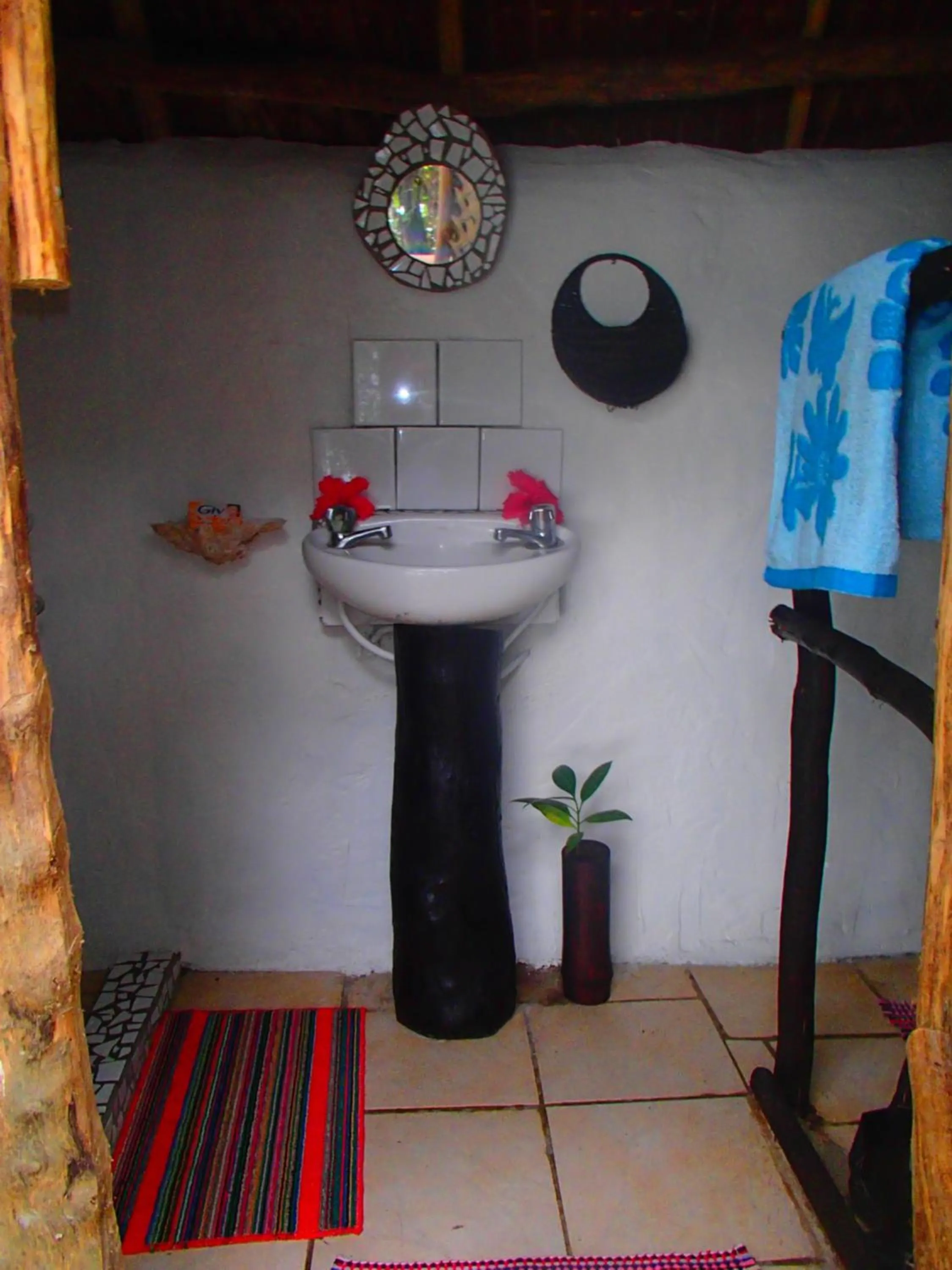 Bathroom in Tranquility Island Eco Dive Resort