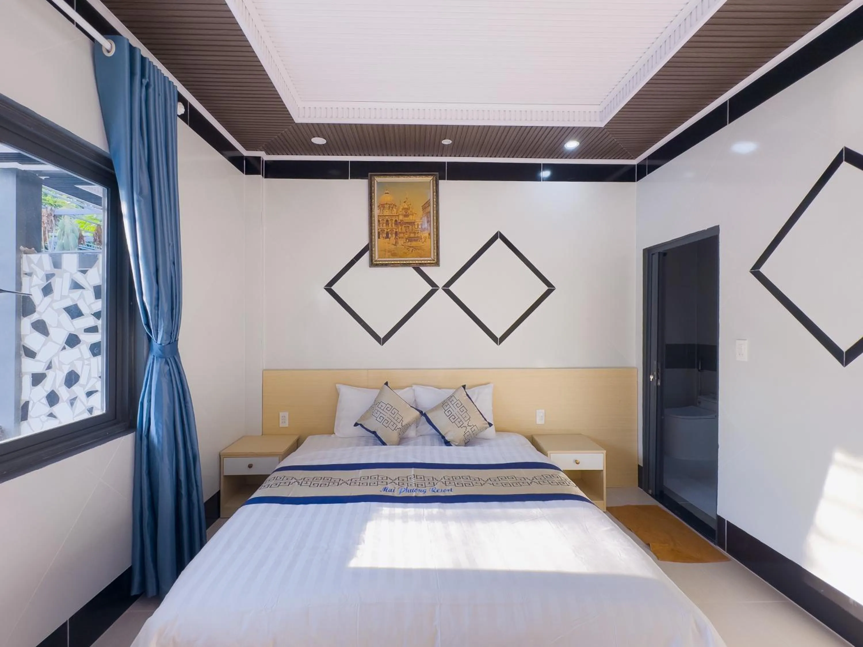 Bed in Mai Phuong Resort Phu Quoc