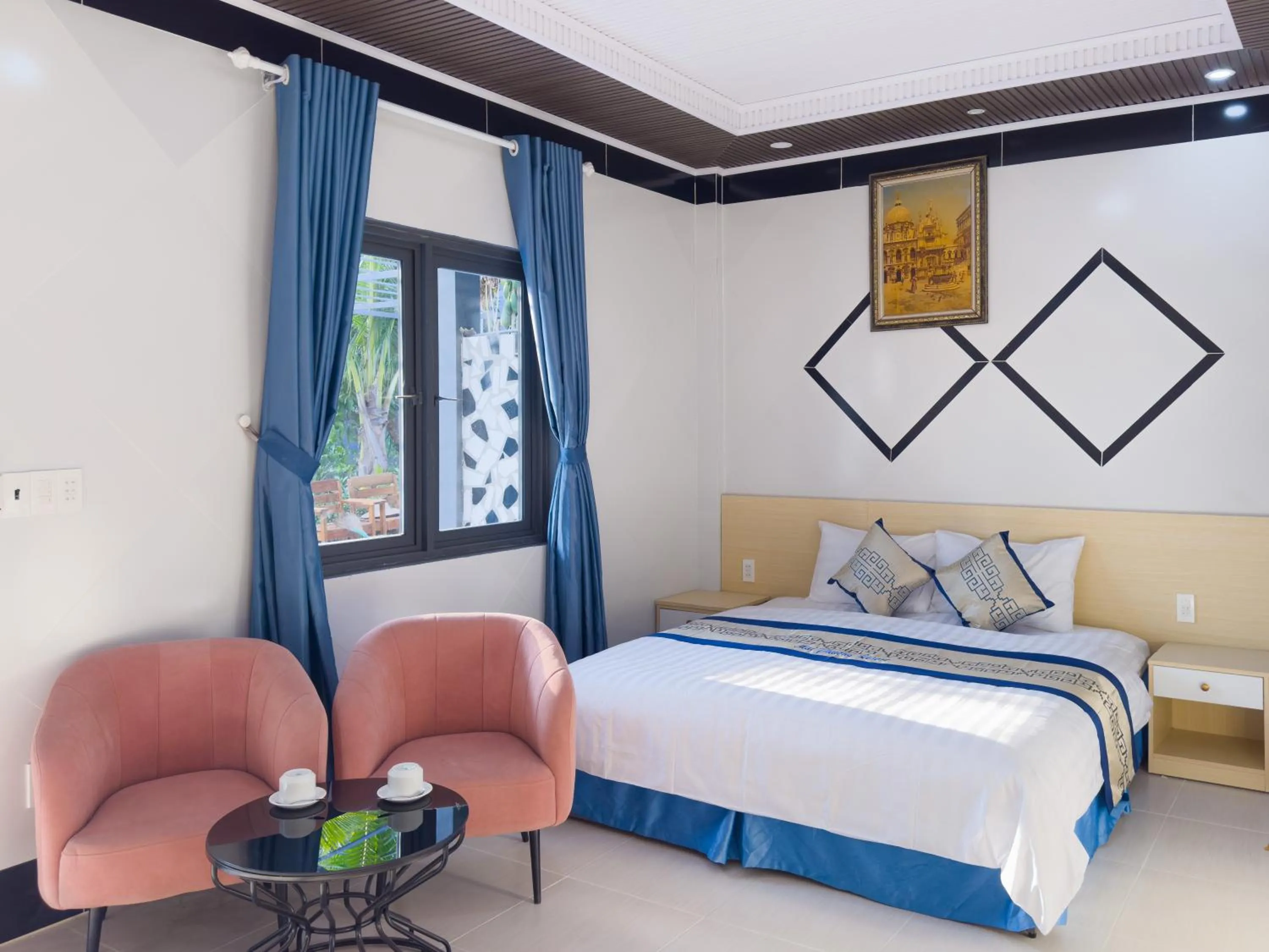 Bed in Mai Phuong Resort Phu Quoc
