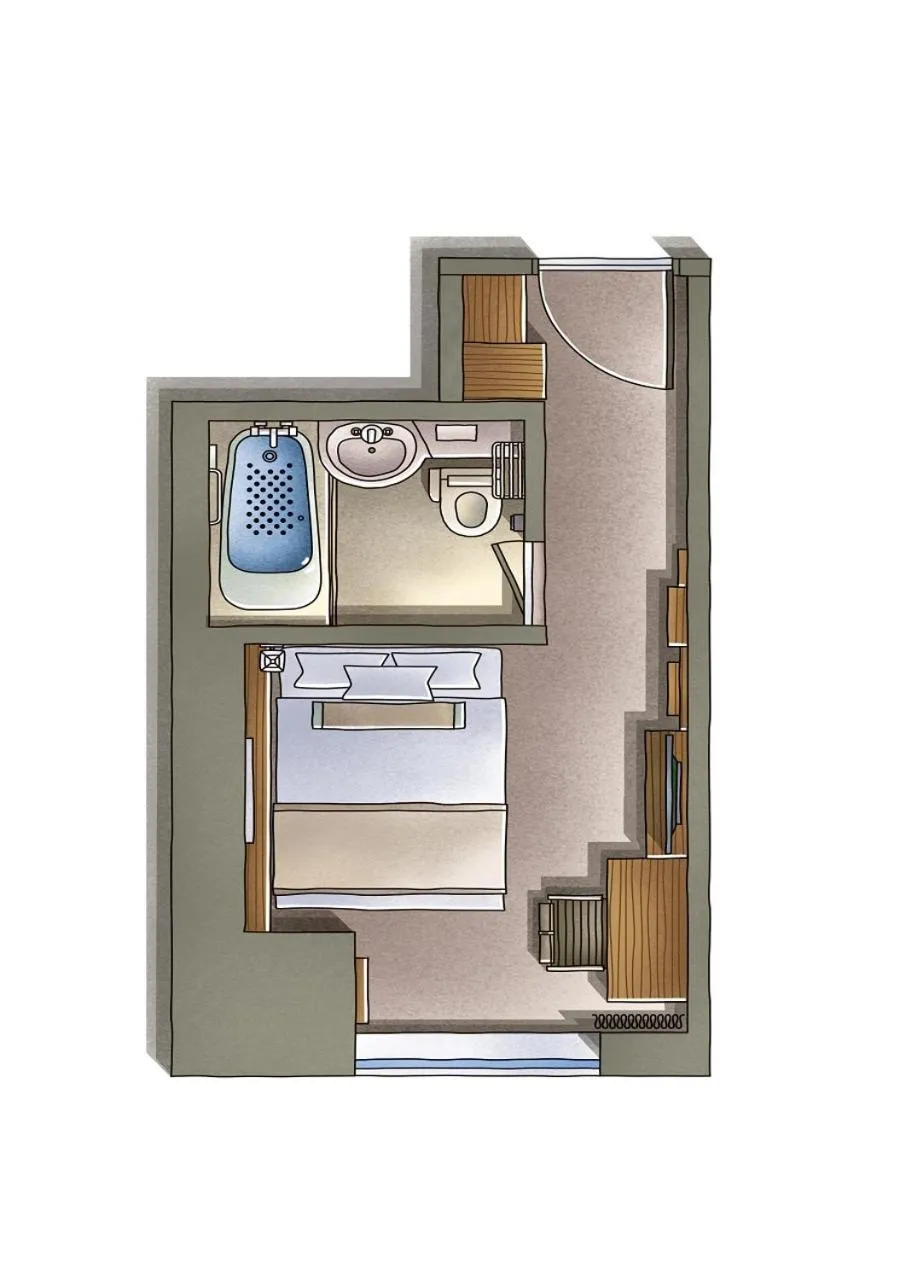 Floor plan in JR Tower Hotel Nikko Sapporo