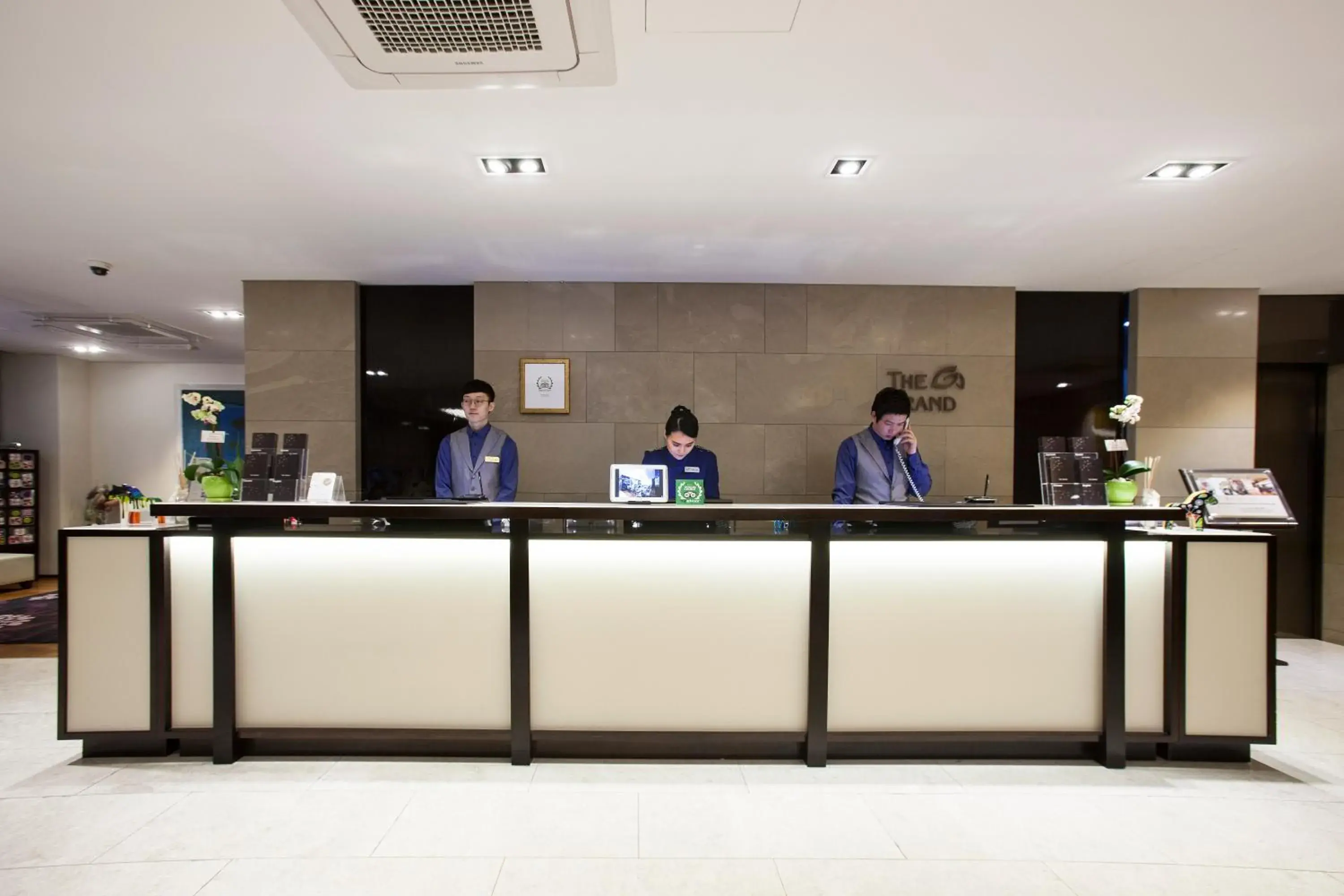 Lobby or reception in The Grand Hotel Myeongdong Lobby or reception in The Grand Hotel Myeongdong