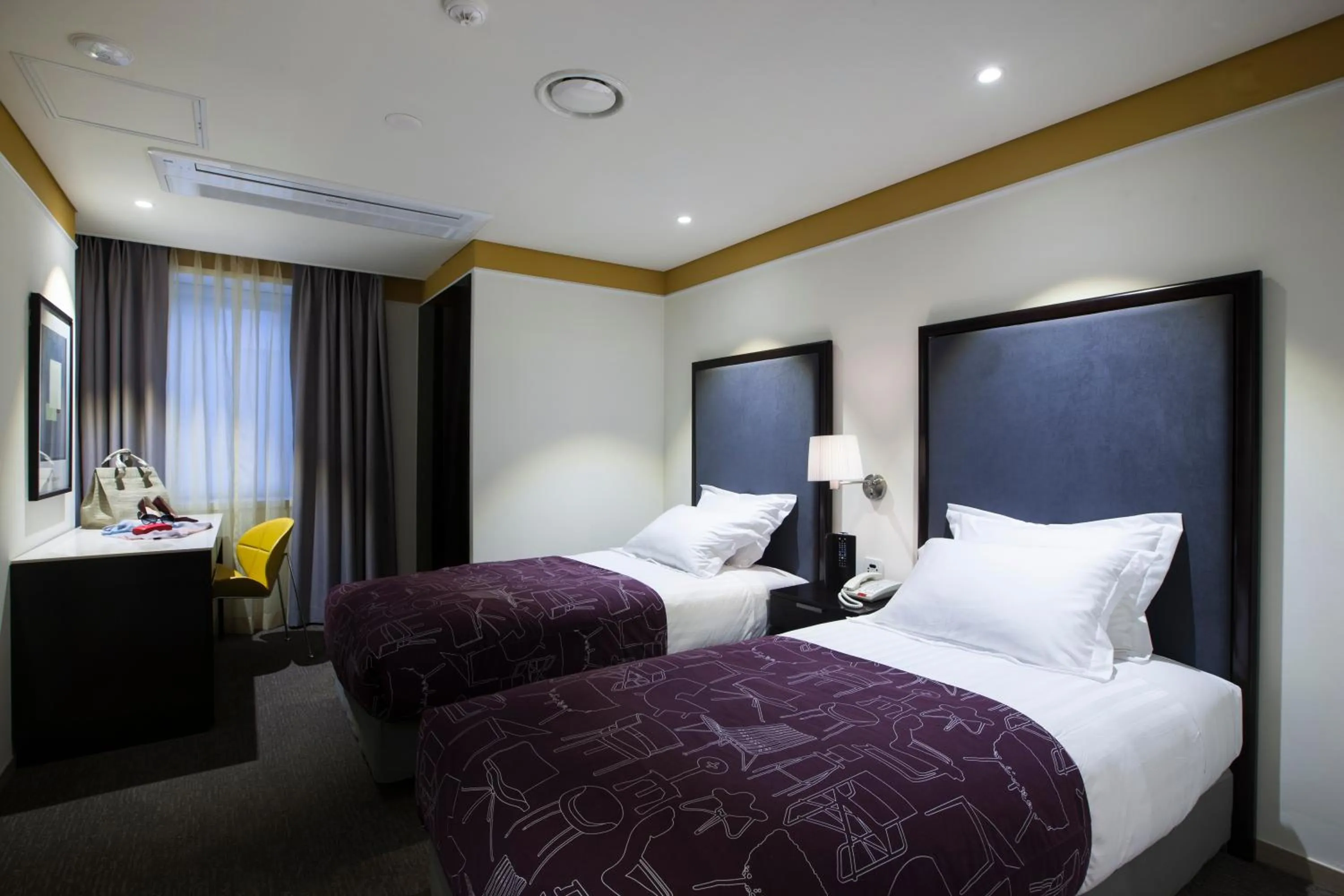 Bed in The Grand Hotel Myeongdong