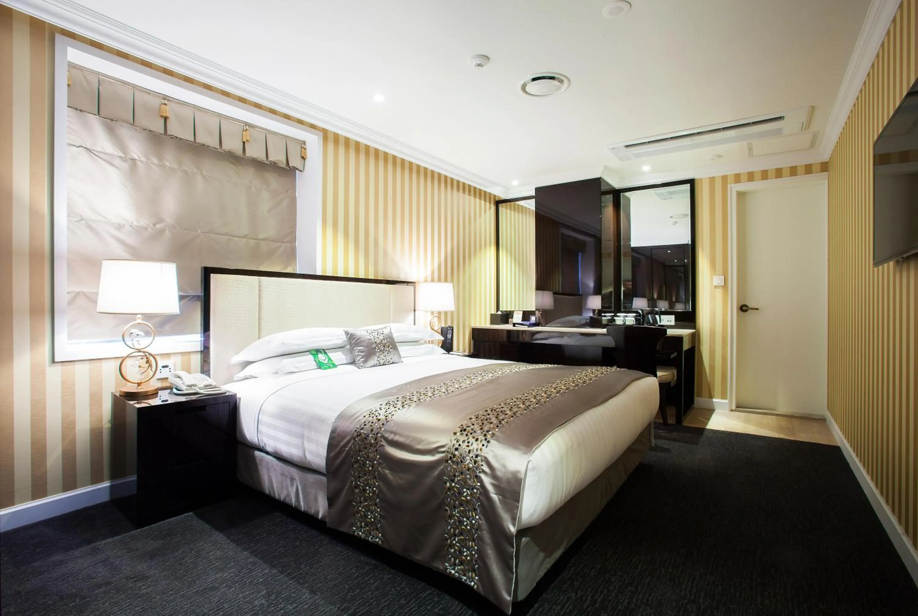 Photo of the whole room, Bed in The Grand Hotel Myeongdong