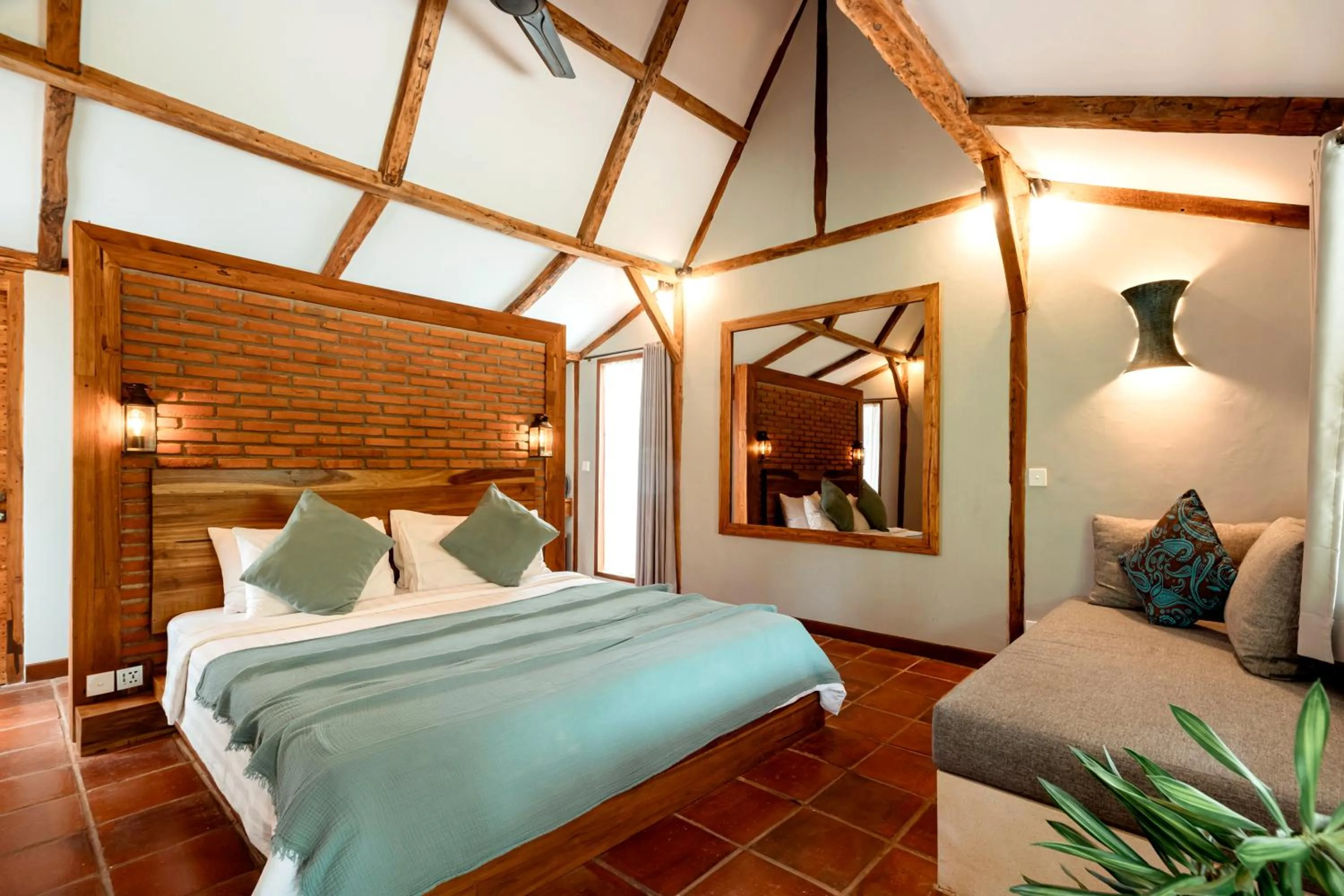 Bed in Coconut Garden Resort