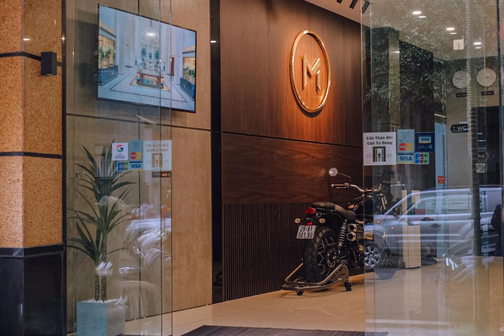 Lobby or reception in My Lan Hanoi Hotel